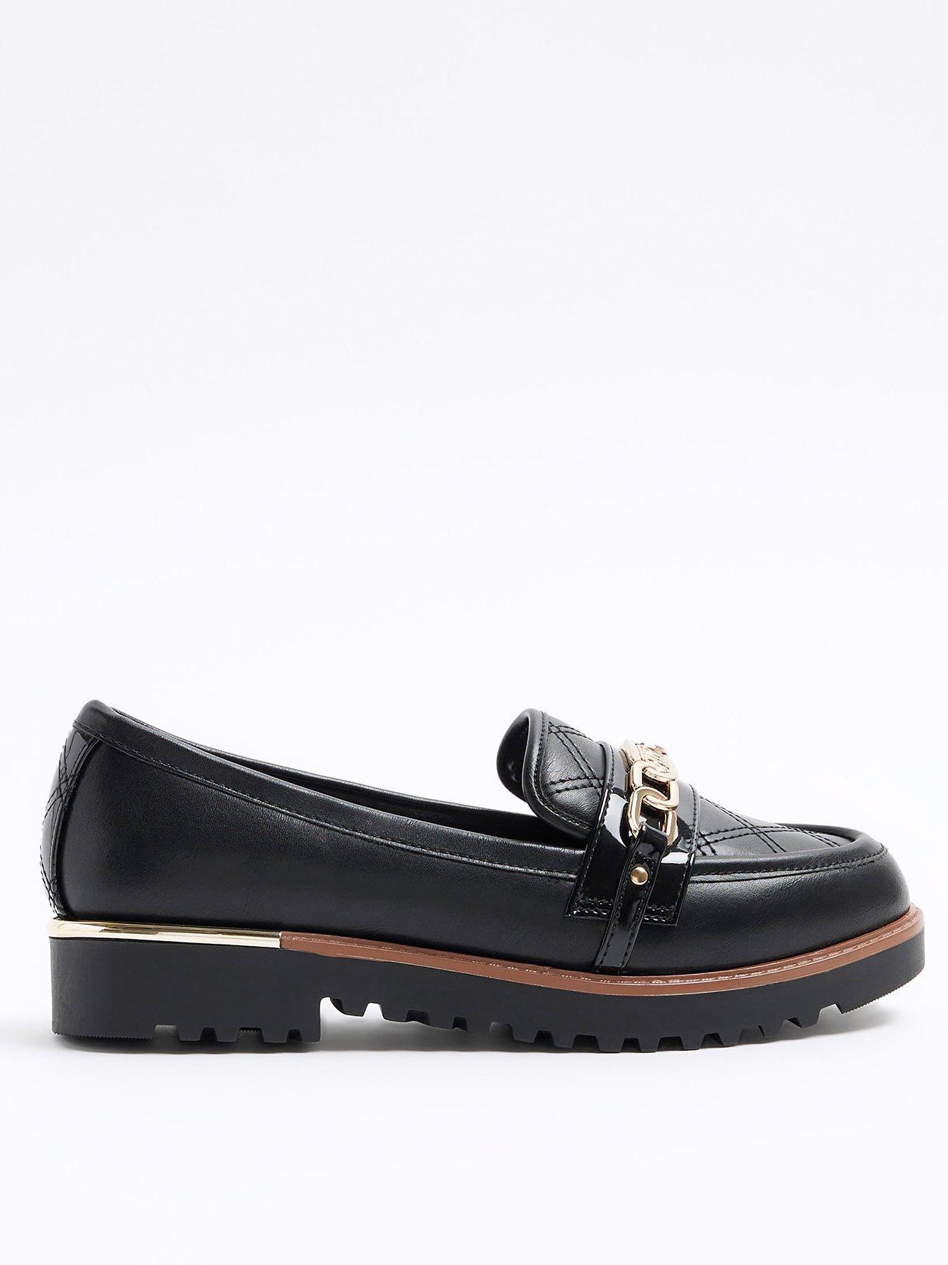 river-island-quilted-chain-loafer-black