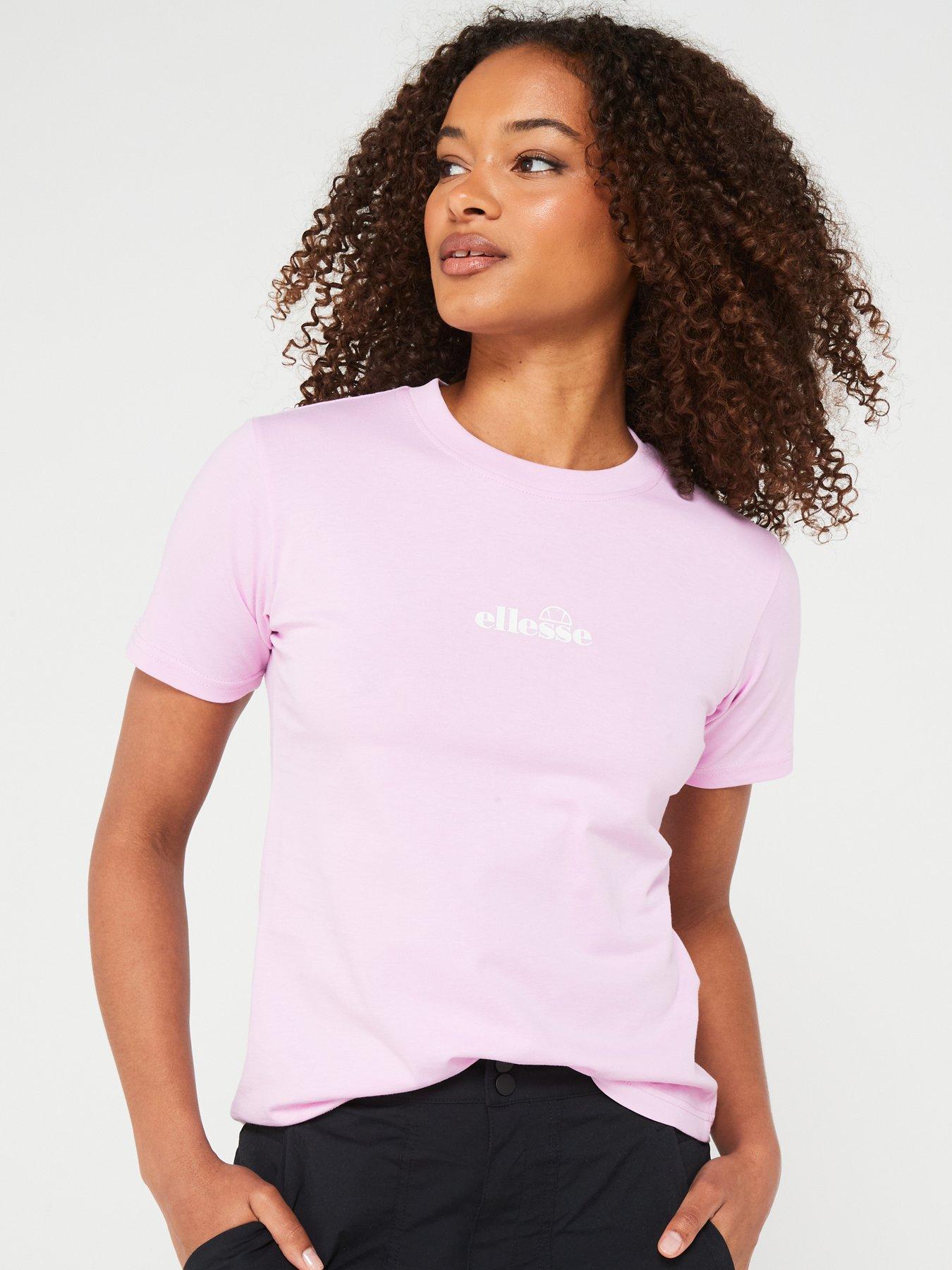 pink ellesse t shirt