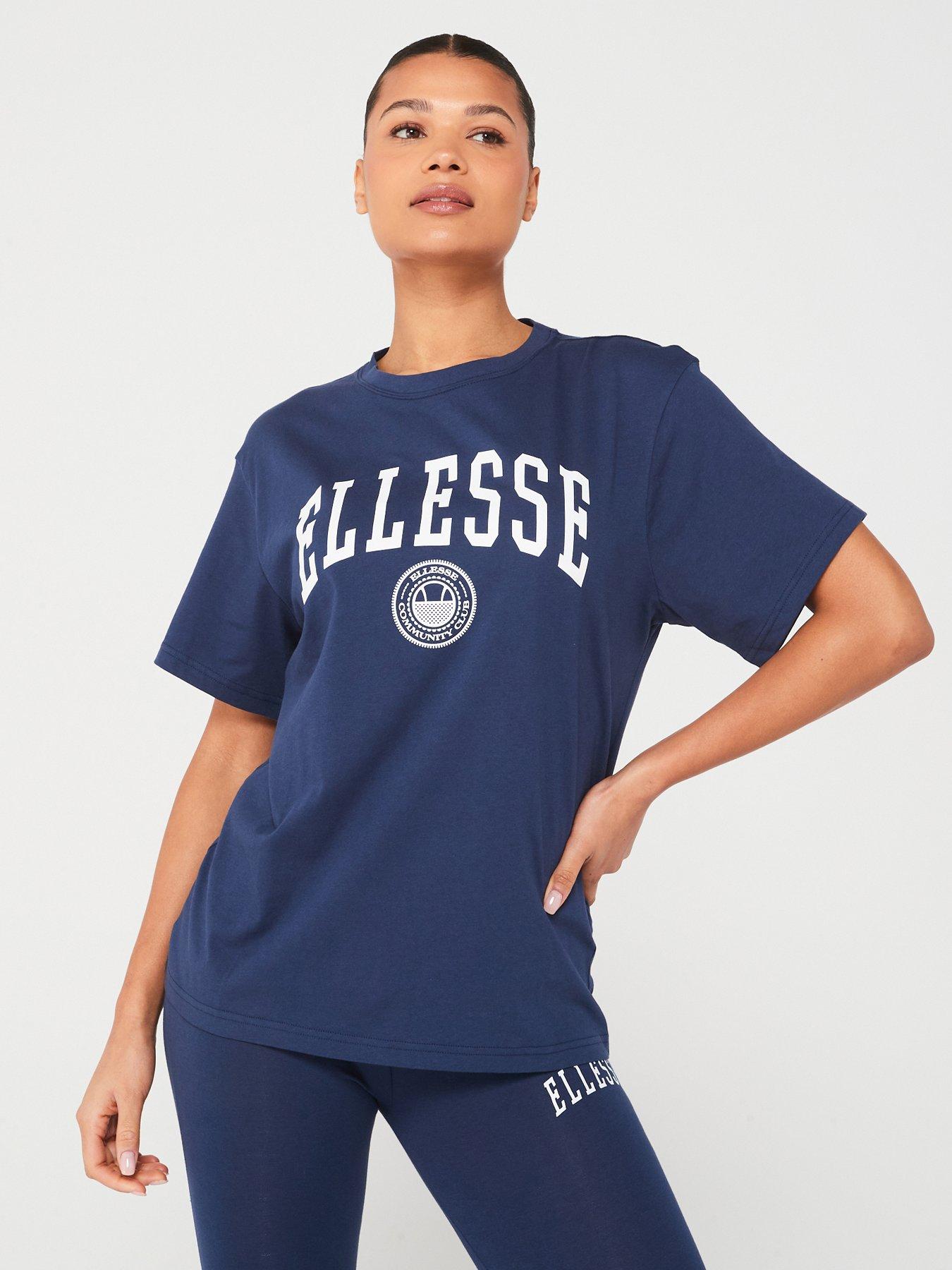 ellesse-womens-neri-t-shirt-navy