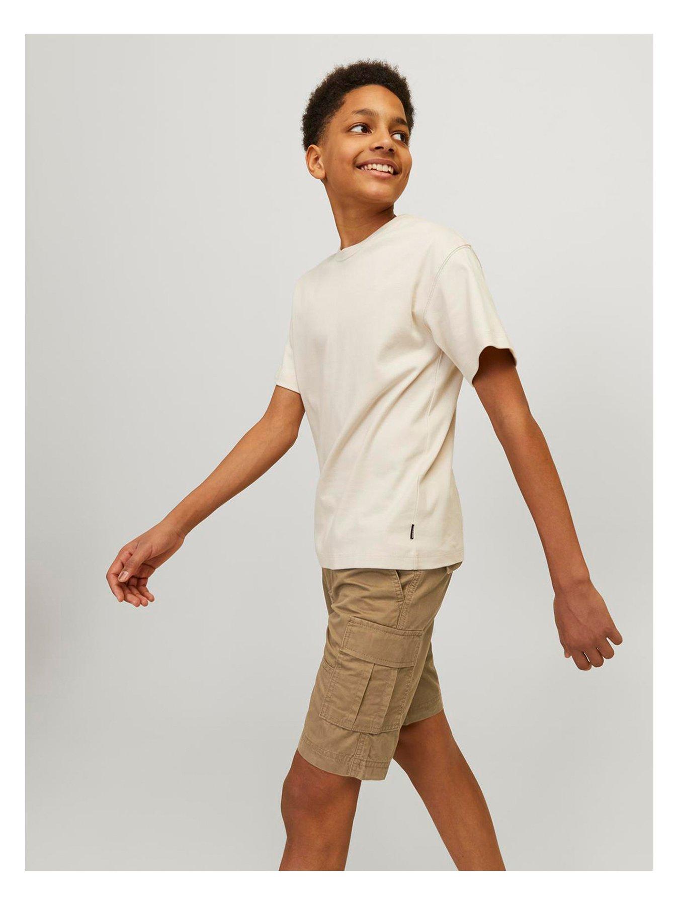 jack-jones-junior-boys-international-campaign-cargo-shorts-otter-brown