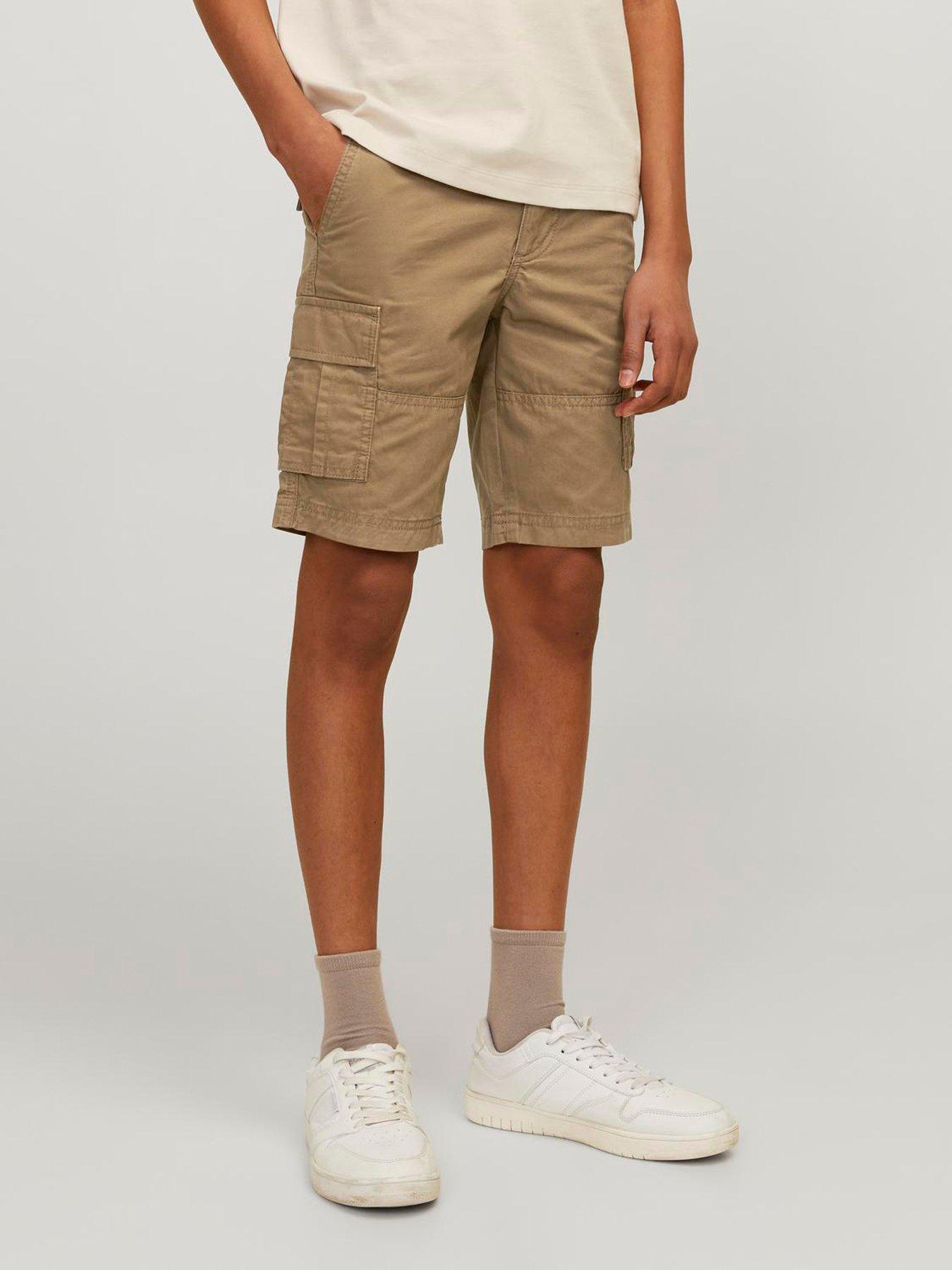 jack-jones-junior-boys-international-campaign-cargo-shorts-otter-brownstillFront