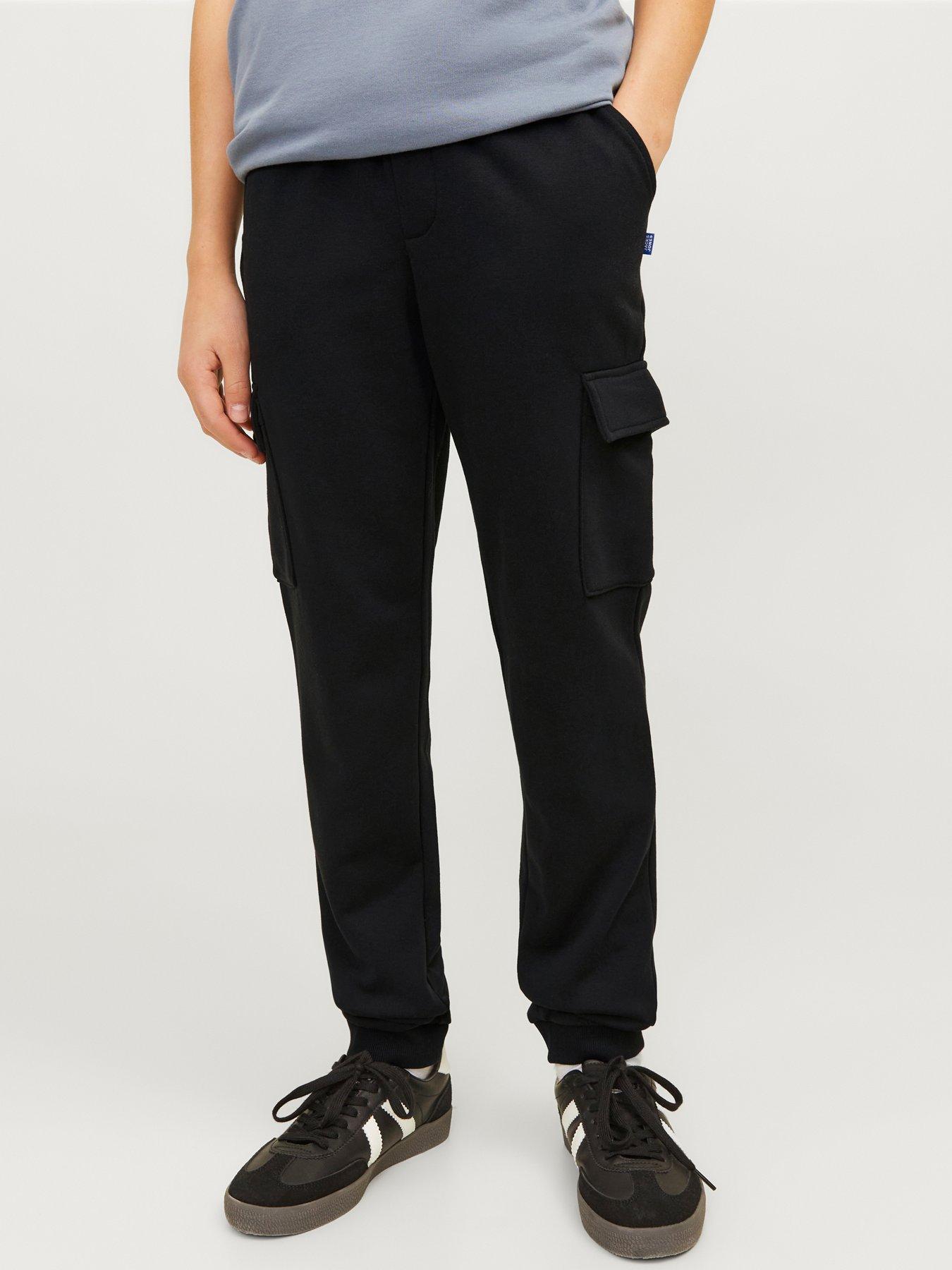 undefined Boys Gordon Bradley Sweat Cargo Pants - Black