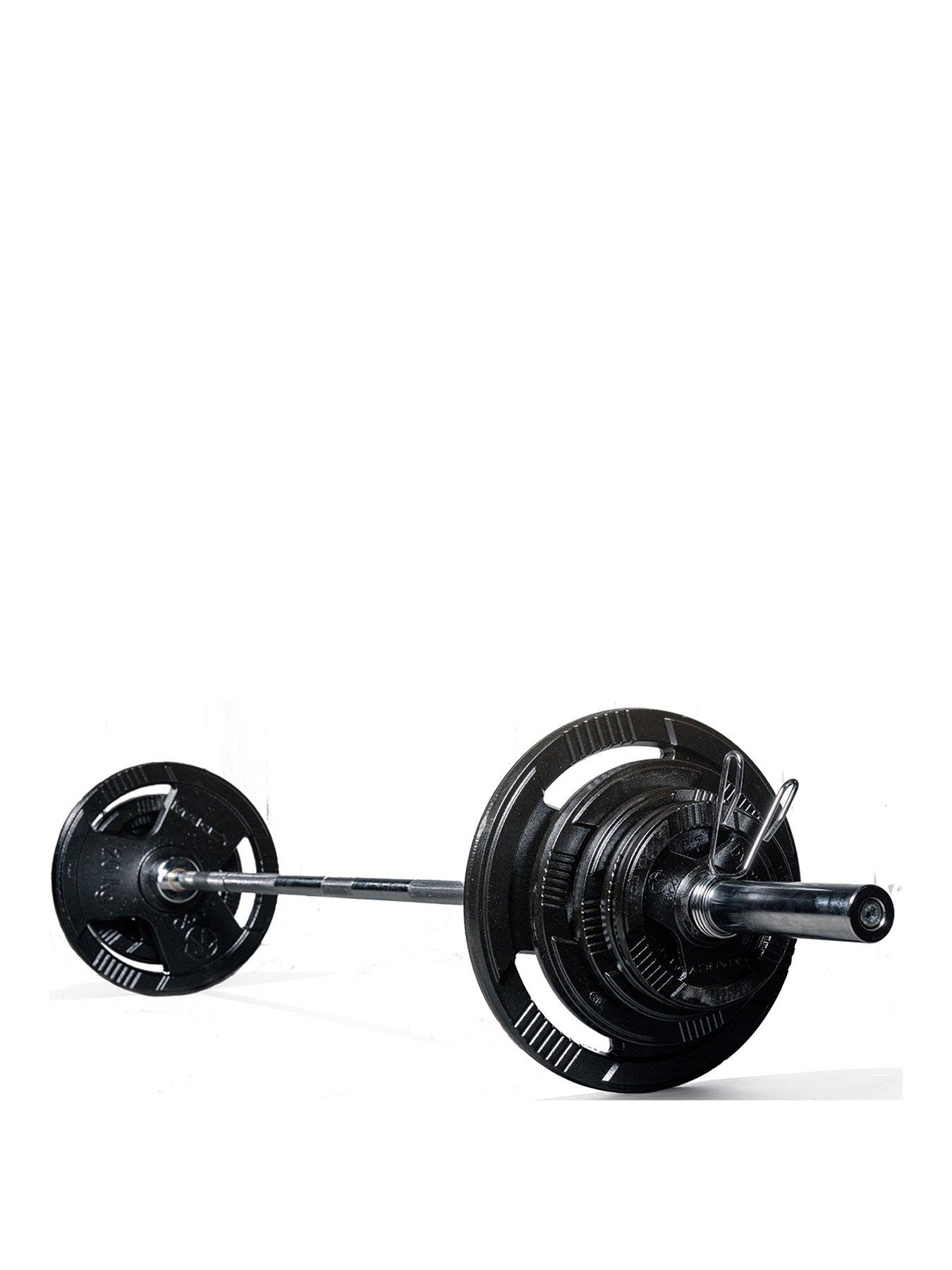 Image of Marcy 140kg Weight Set with 7ft Barbell
