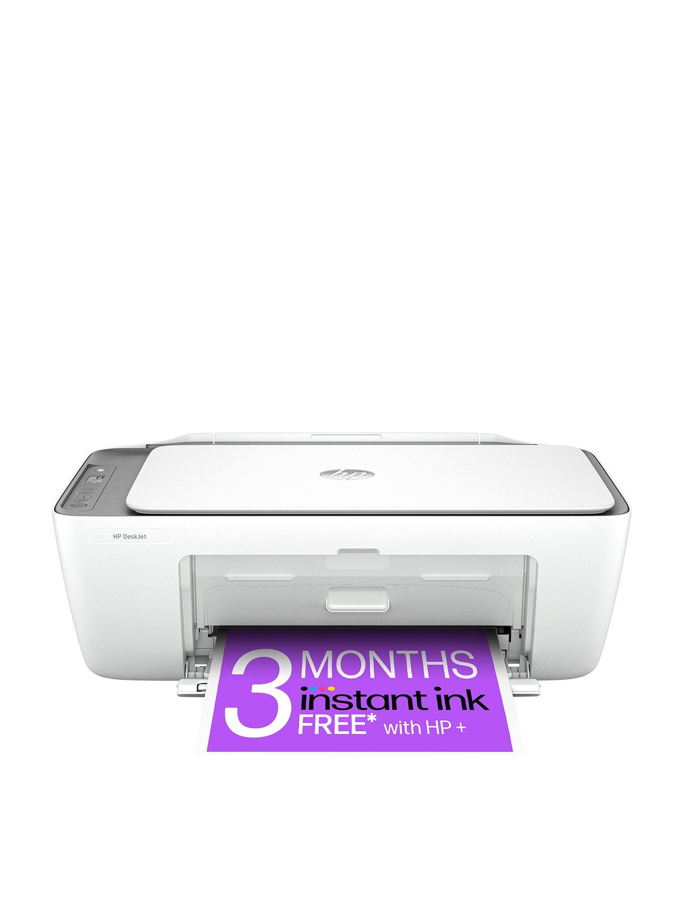 Image 1 of 8 of HP DeskJet 2820e All-in&ndash;One Wireless Colour Printer with 3 months of Instant Ink Included with HP+ - Cement