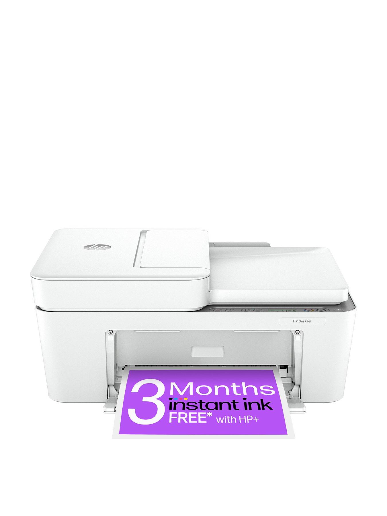 HP DeskJet 4220e All-in–One Wireless Colour Printer with 3 months of Instant Ink Included with HP+ - Cement