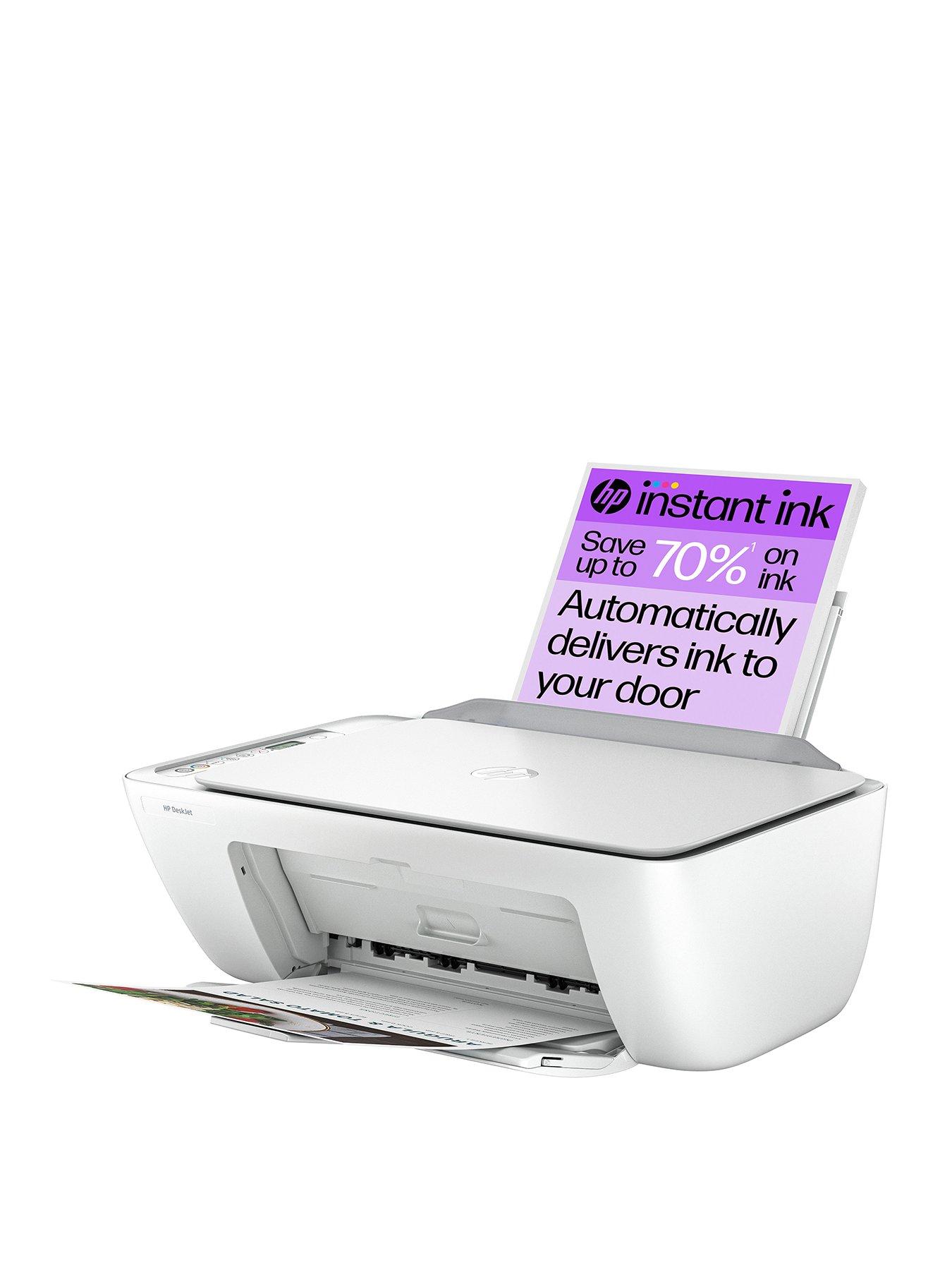 Image 2 of 8 of HP DeskJet 2810e All-in&ndash;One Wireless Colour Printer with 3 months of Instant Ink Included with HP+ - White
