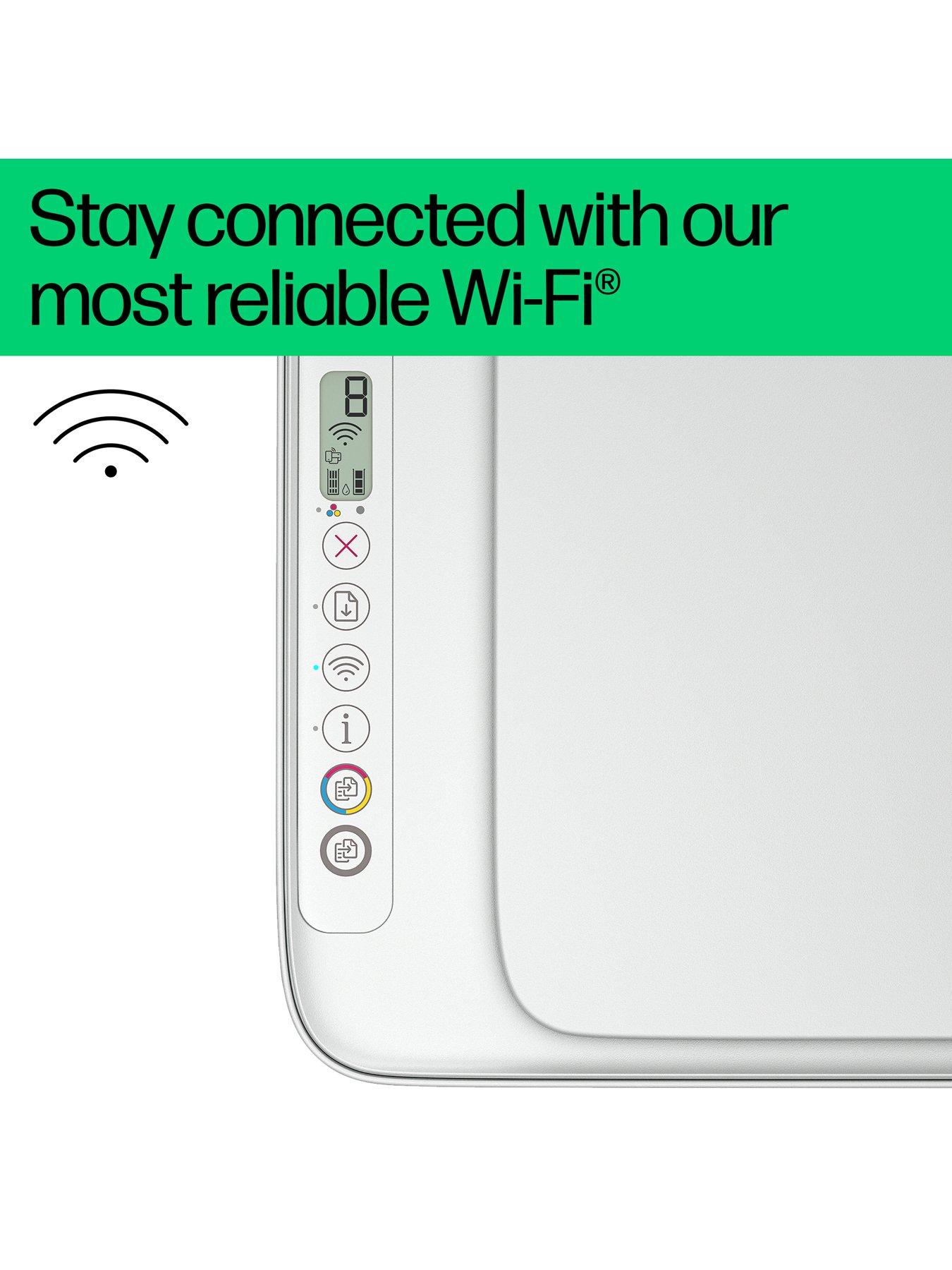 Image 7 of 8 of HP DeskJet 2810e All-in&ndash;One Wireless Colour Printer with 3 months of Instant Ink Included with HP+ - White