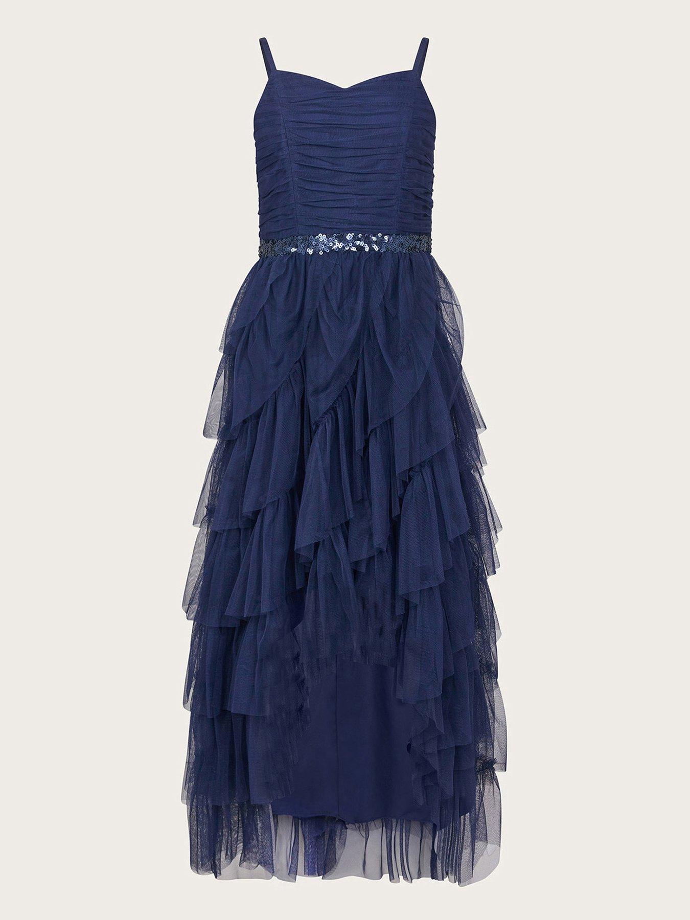 Girls Zenaya Navy Prom Dress Navy