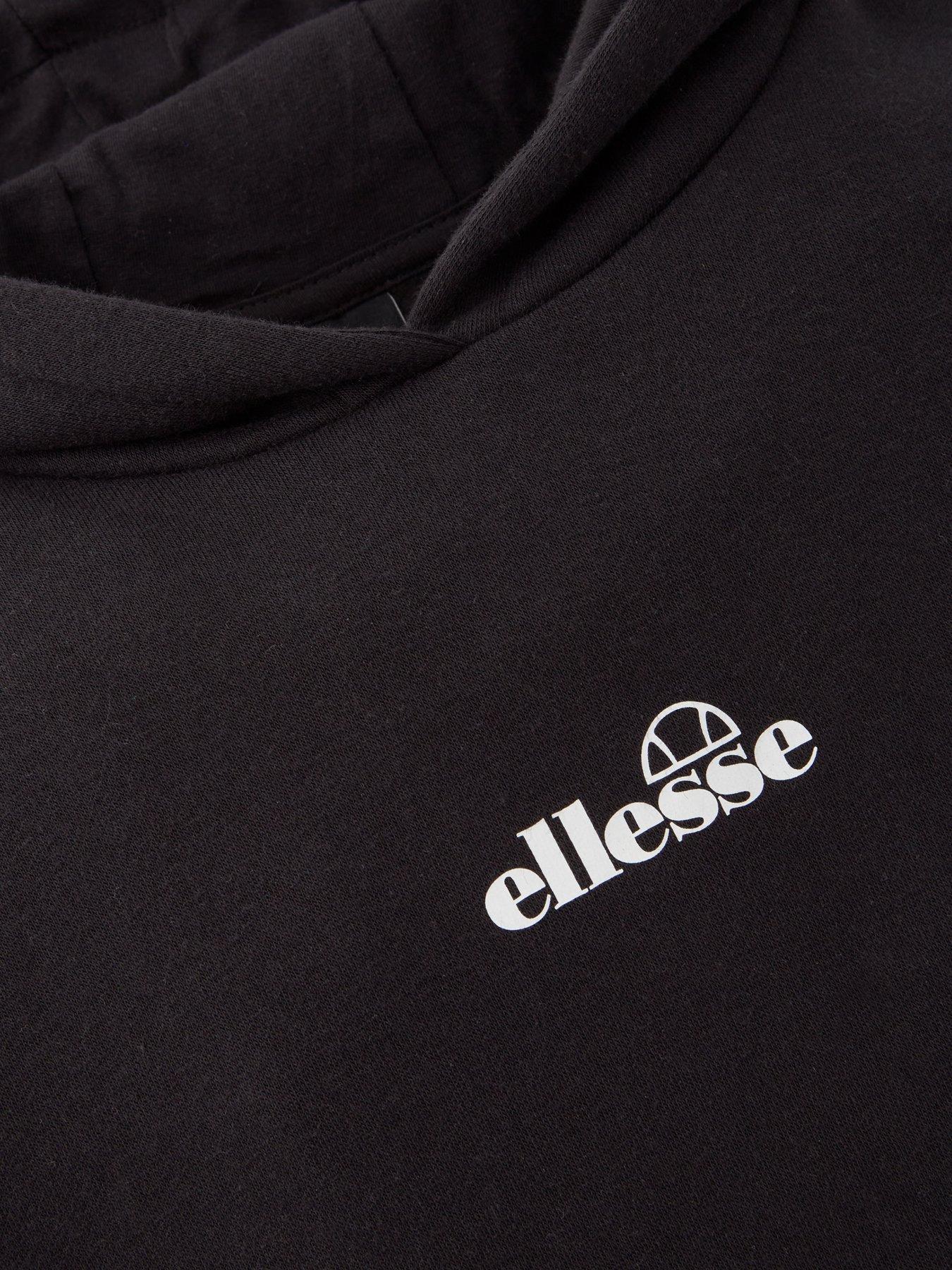 ellesse-junior-girls-otternere-overhead-hoody-blackoutfit