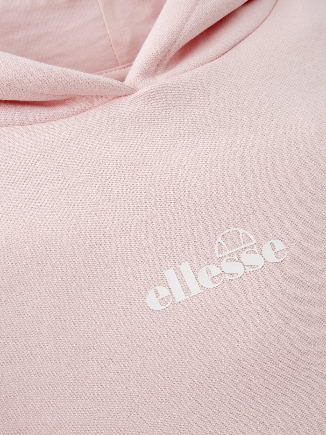 ellesse-junior-girls-otternere-overhead-hoody-light-pinkoutfit