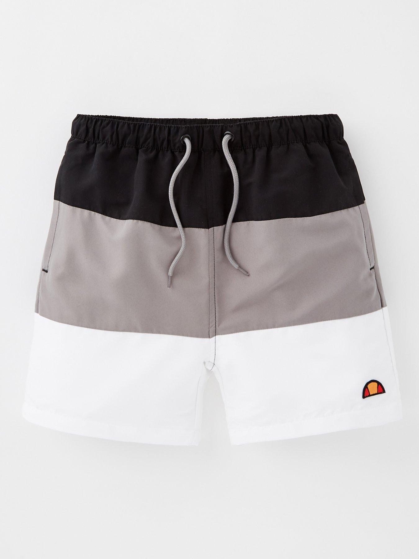 ellesse-junior-boys-blocker-swim-shorts-blacklight-greywhite