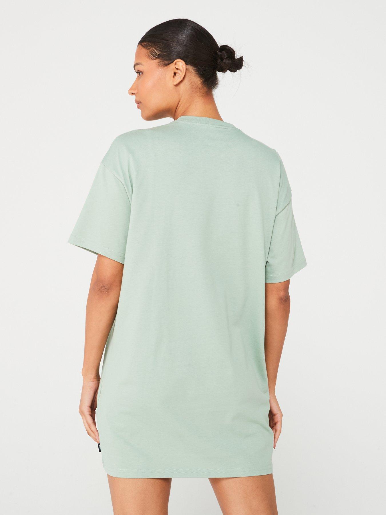 vans-womens-centre-vee-tee-dress-greenstillFront