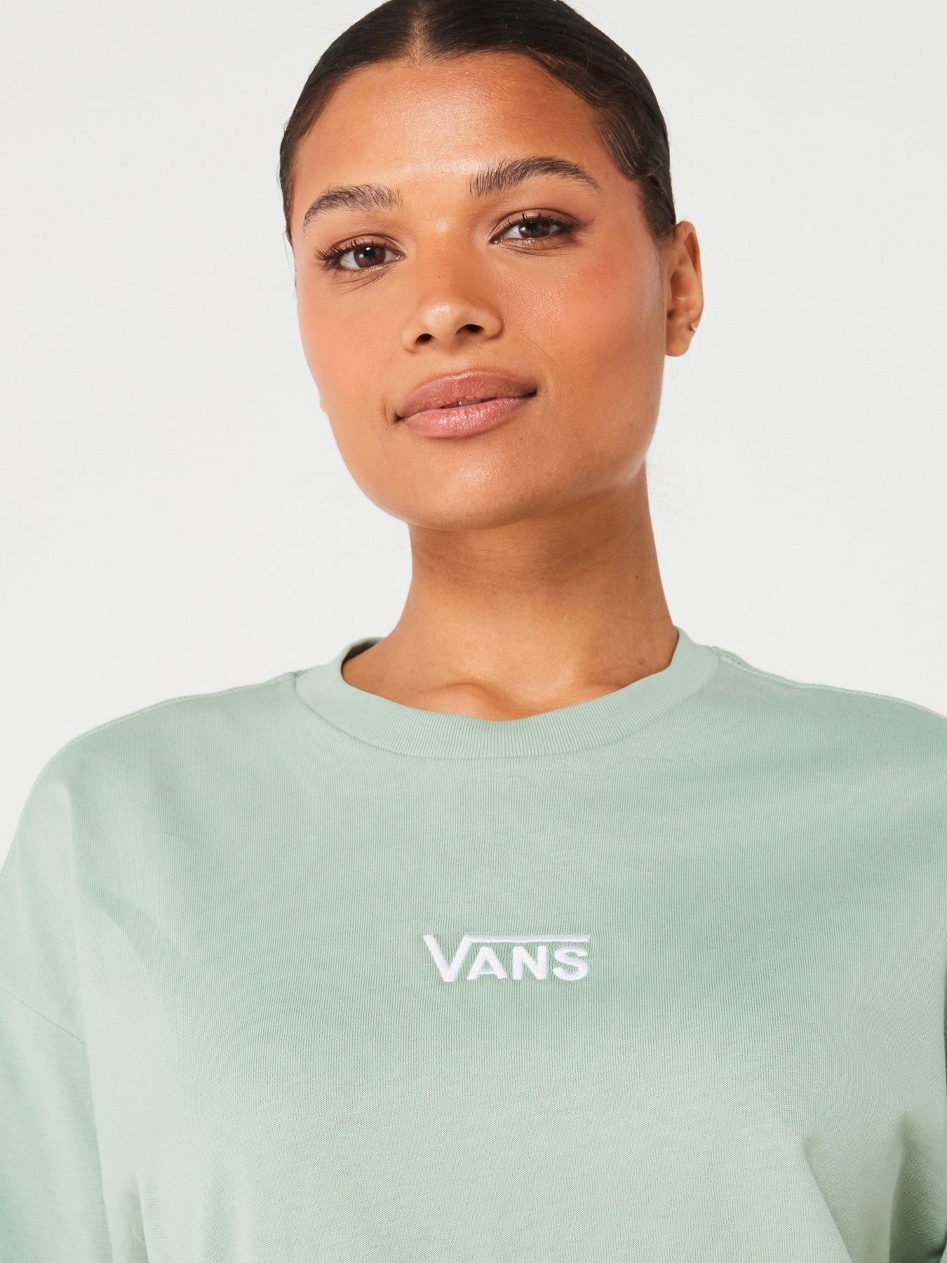 vans-womens-centre-vee-tee-dress-greenoutfit