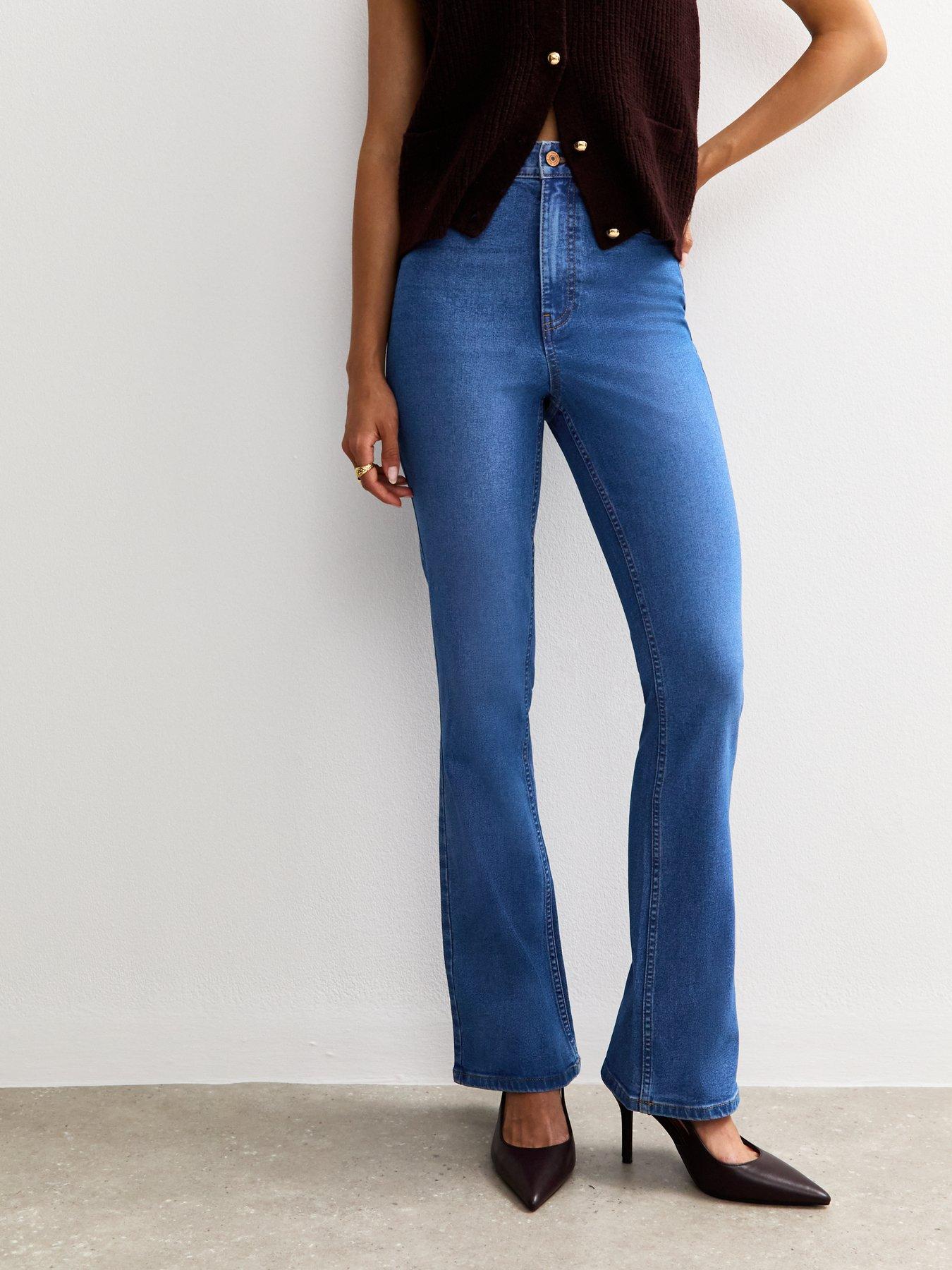 New Look Waist Enhance Quinn Bootcut Jeans - Blue