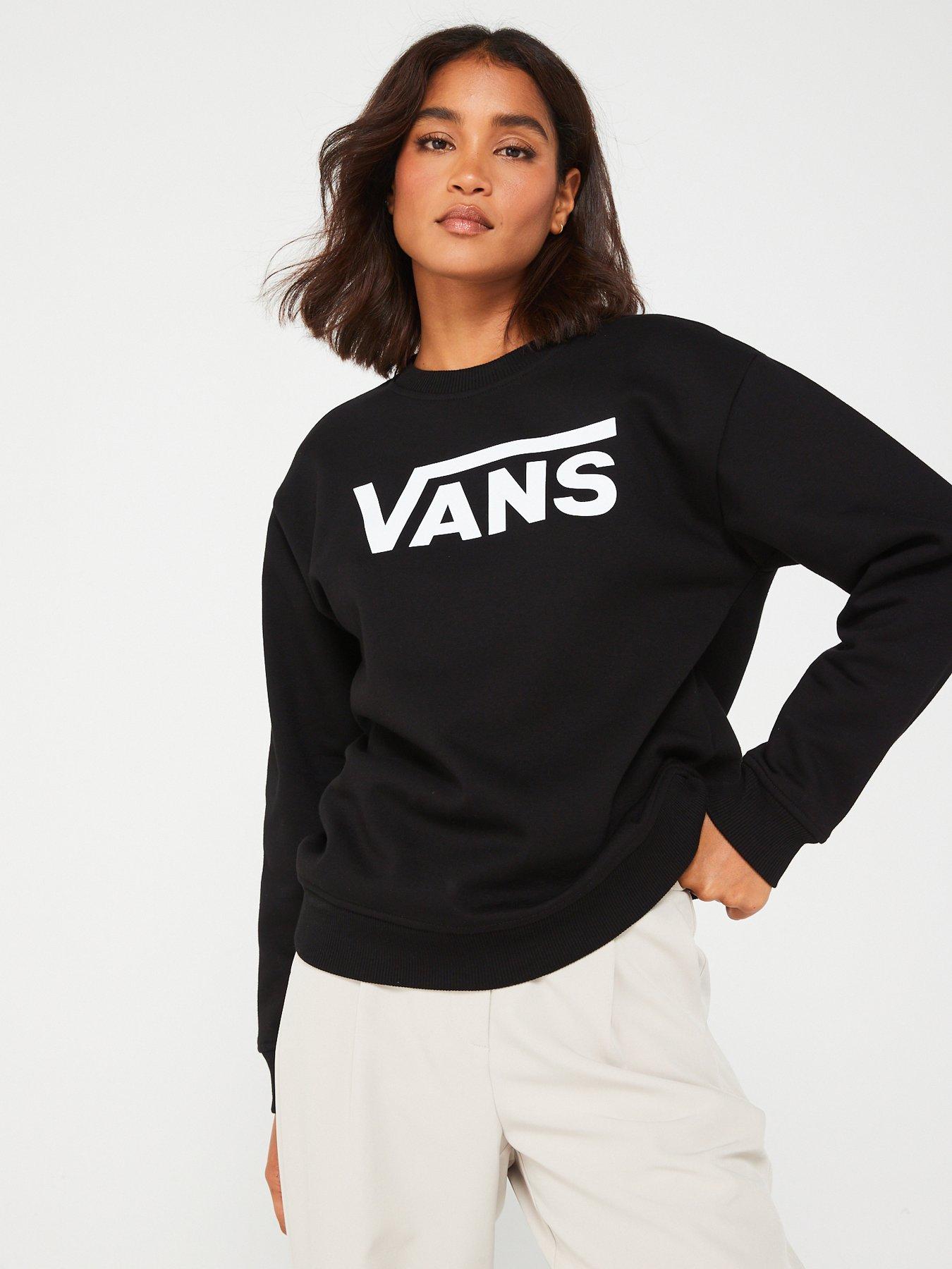 Vans sweatshirt black sale