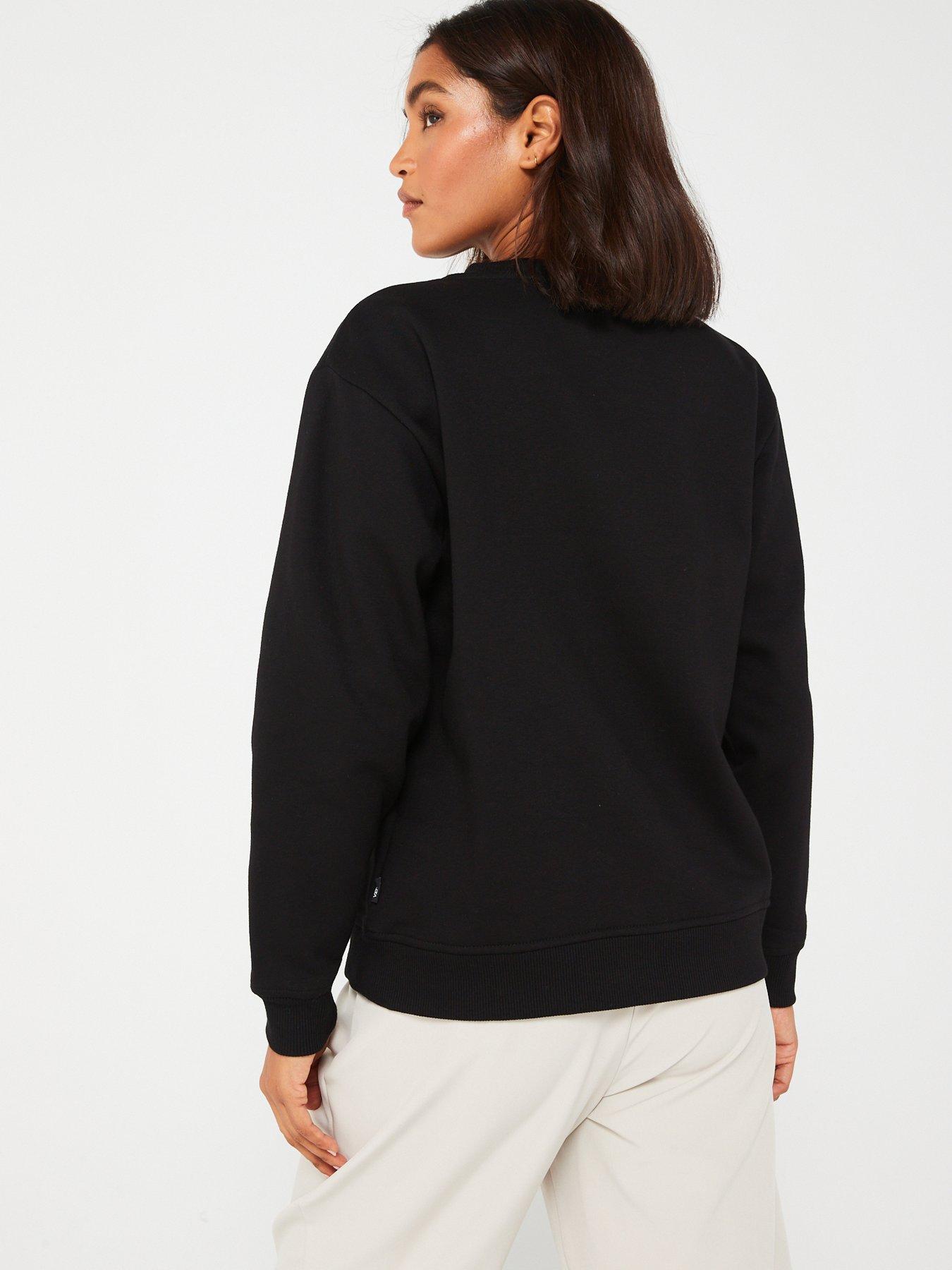 vans-womens-classic-logo-boyfriend-sweatshirt-blackstillFront