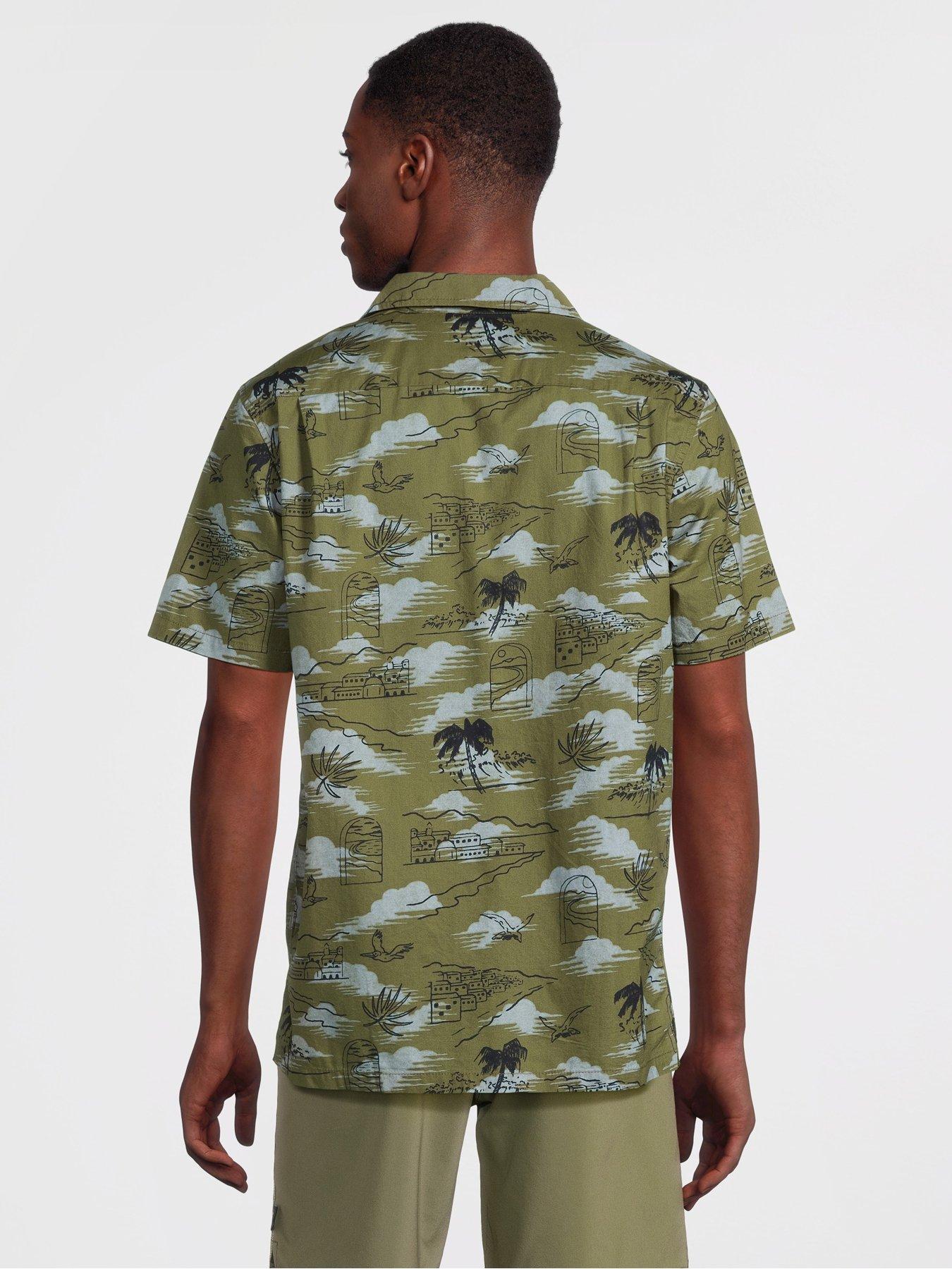 vans-mens-davista-woven-shirt-green-greenstillFront