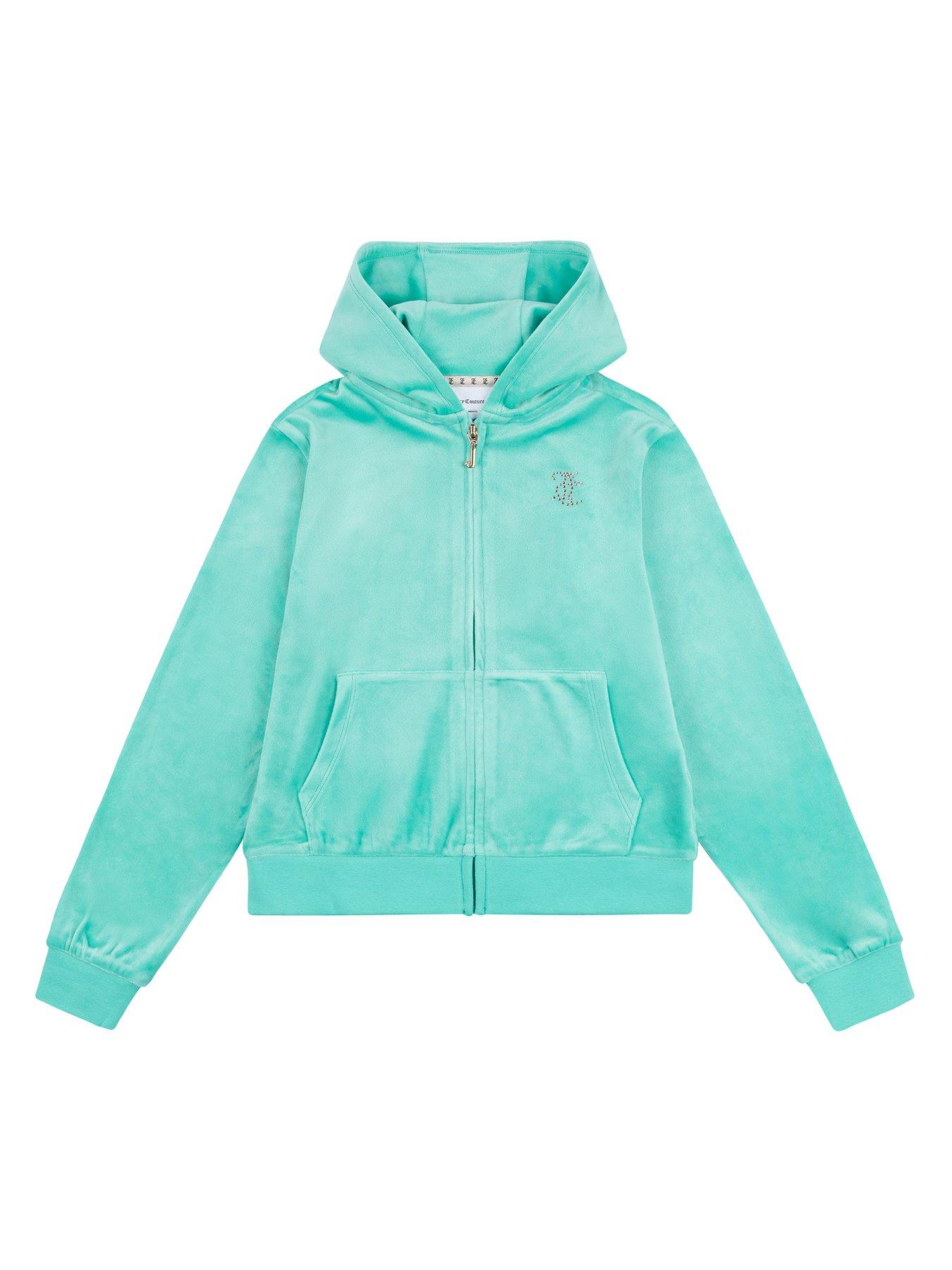 Girls hotsell turquoise hoodie