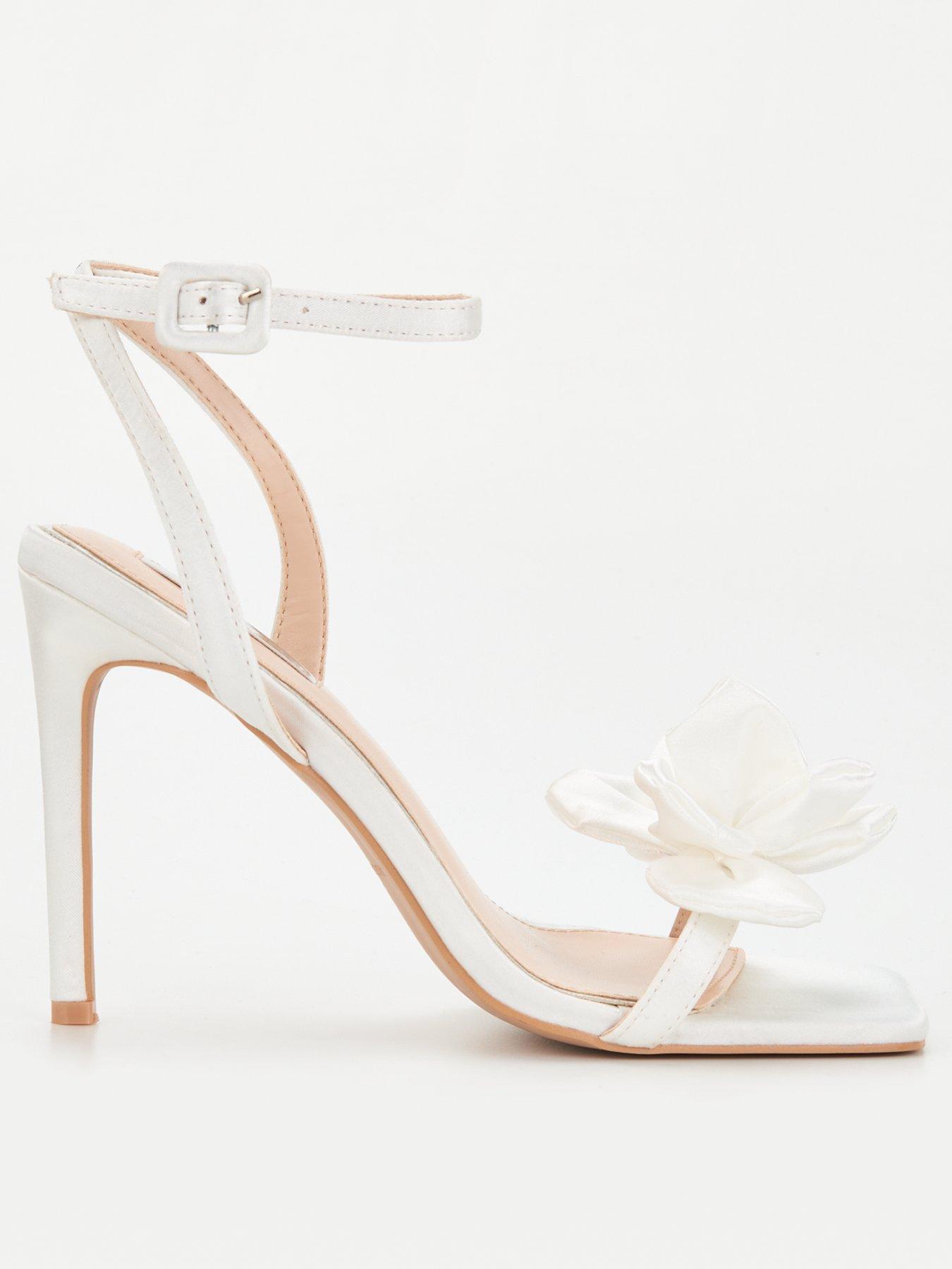 raid-raid-be-mine-bridal-wide-fitting-saniyah-floral-detail-heeled-sandals-ivory-satin