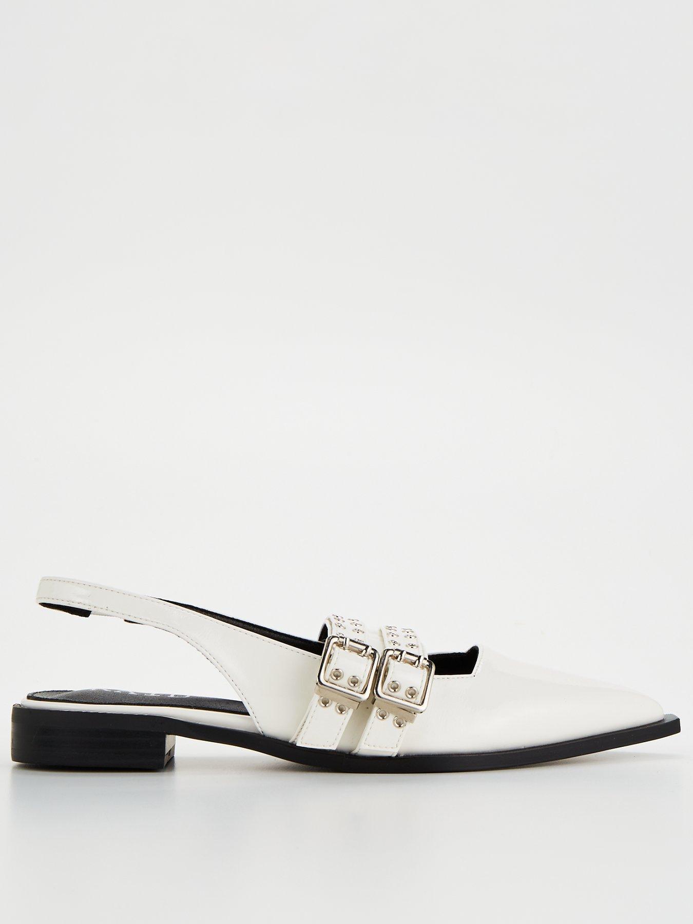 raid-raid-ichika-crinkle-patent-buckle-detail-sling-back-shoes-white