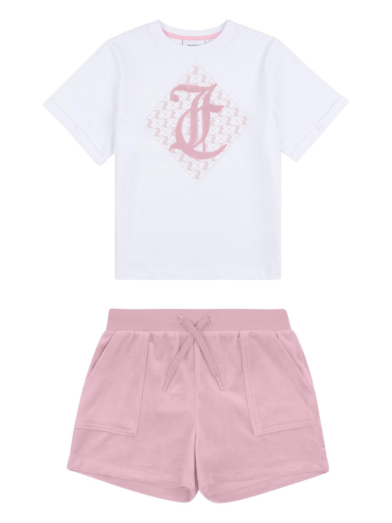 juicy-couture-girls-diamond-tee-and-velour-short-set-pink-nectar