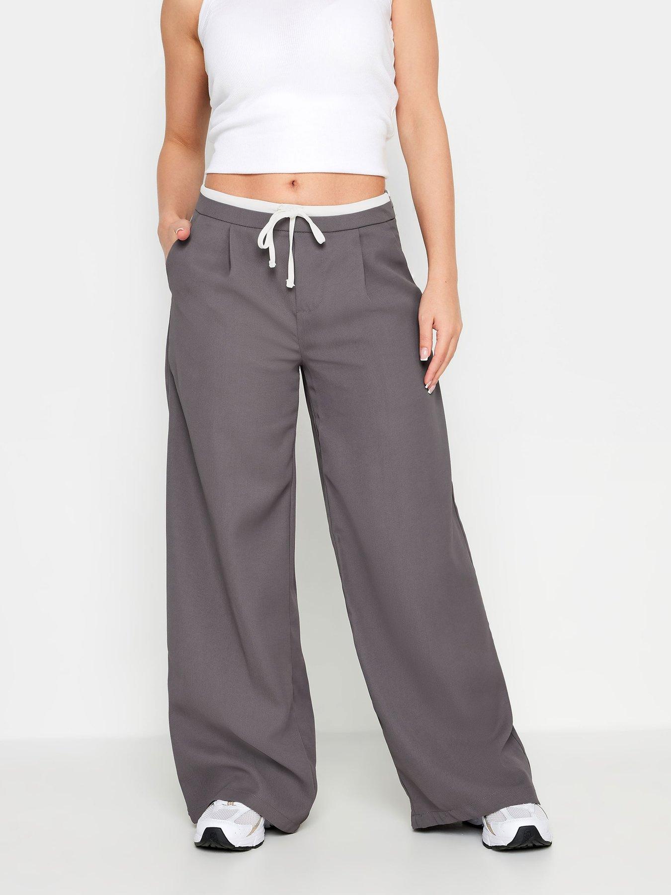 pixiegirl-petite-contrast-waist-wide-leg-trousers-grey