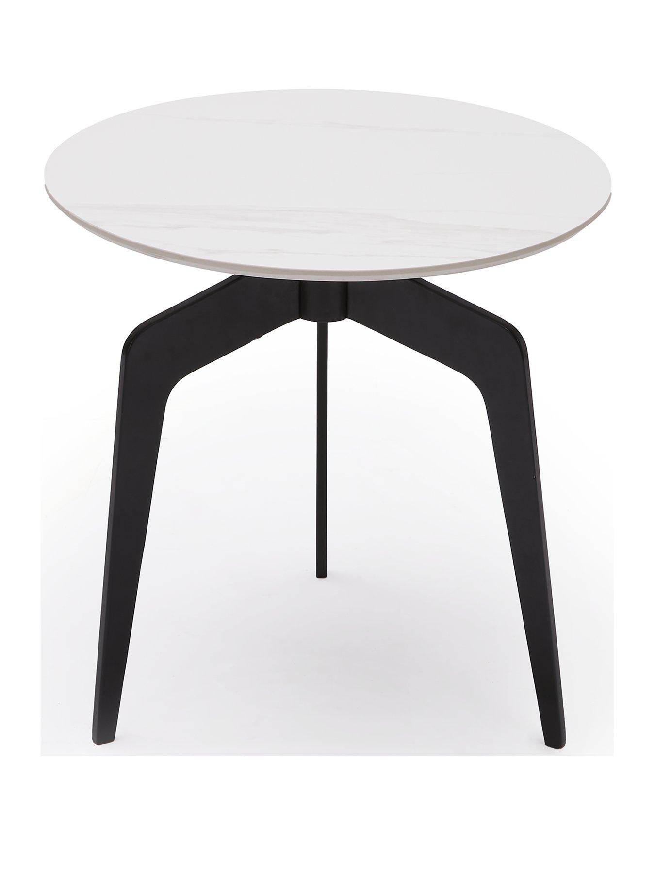 very-home-stiletto-ceramic-top-side-table-whitestillFront