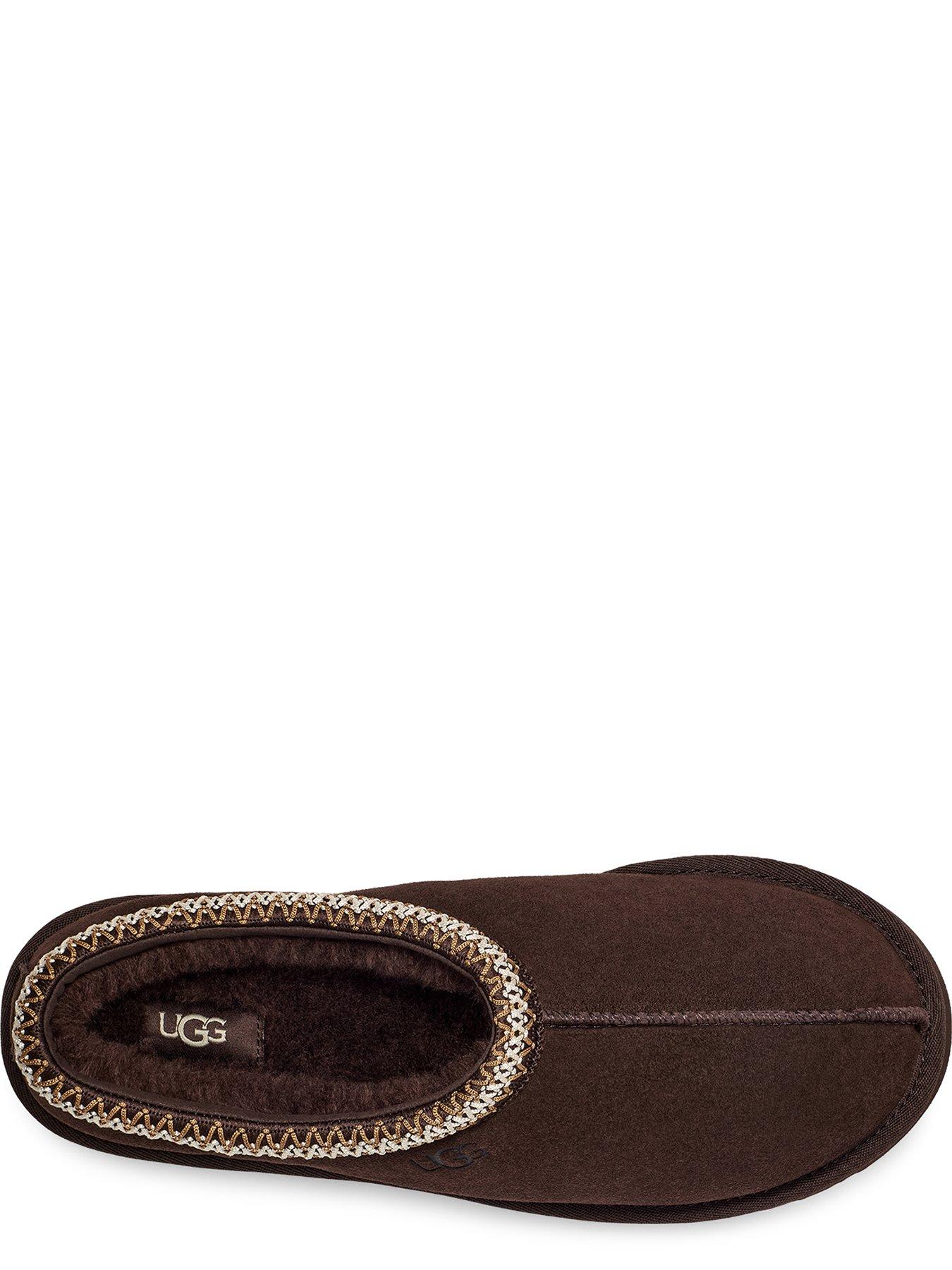 ugg-tasman-slipper-dark-brownoutfit