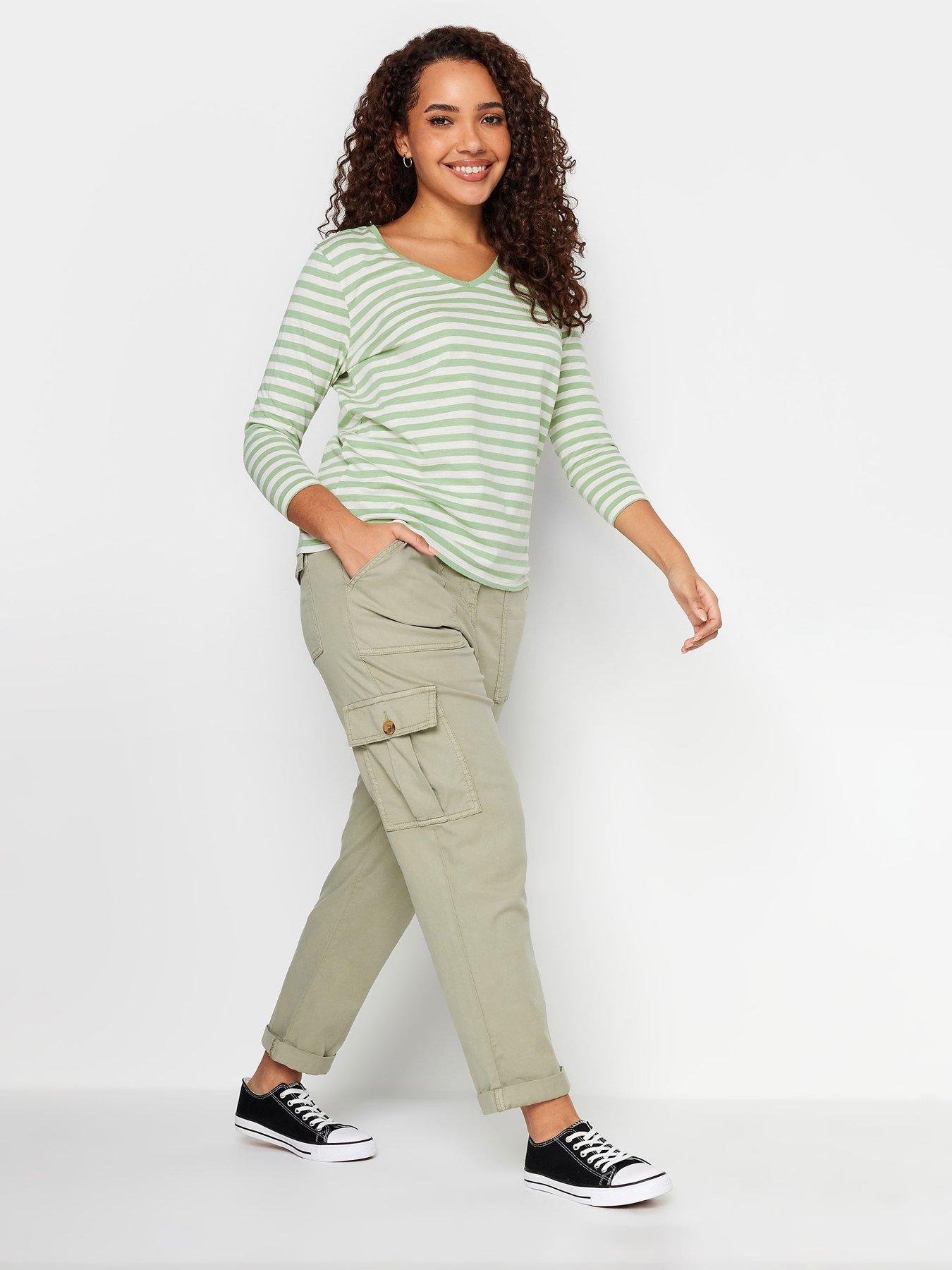 mco-green-and-ivory-stripe-v-neckback