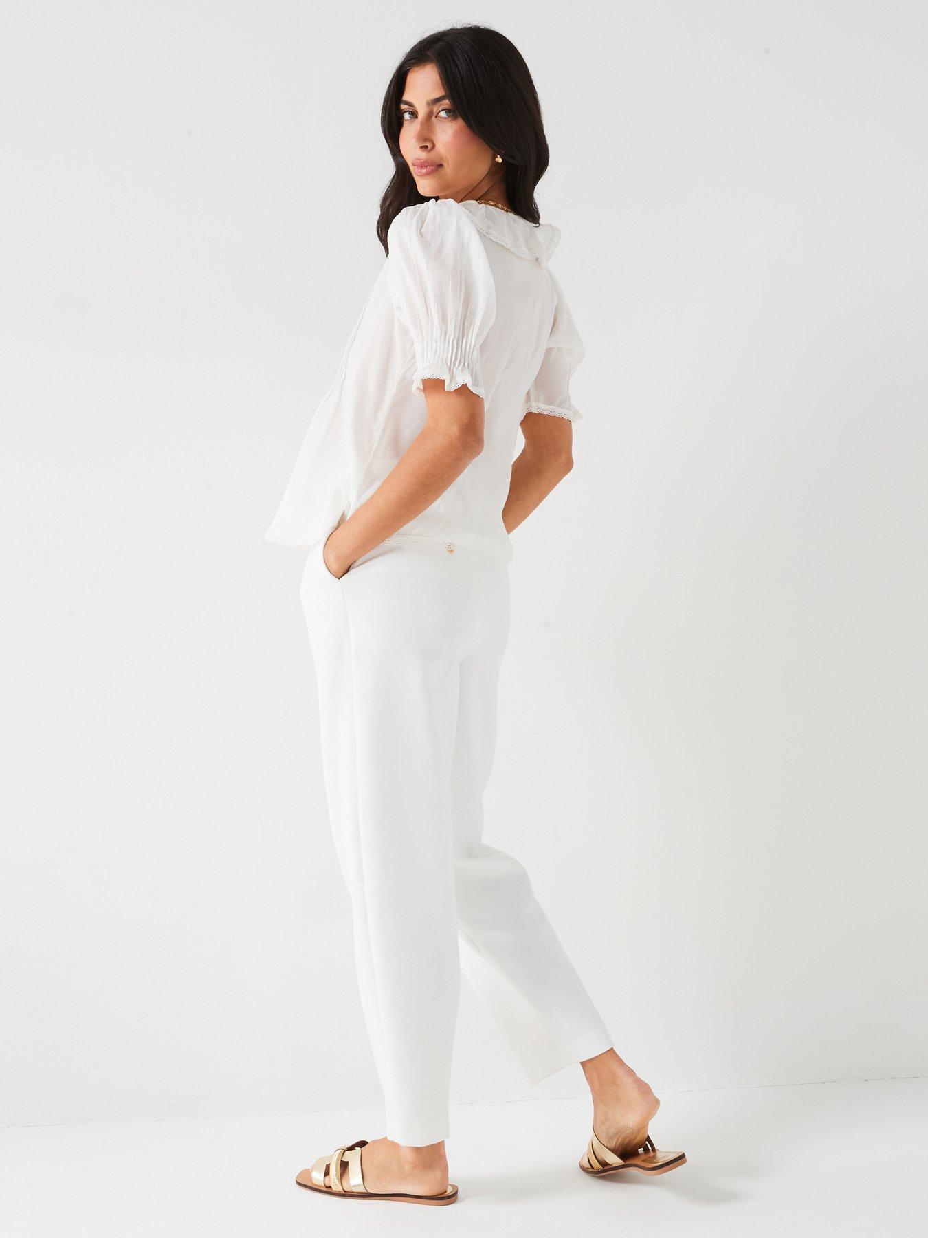 v-by-very-short-sleeve-pintuck-blouse-whitedetail