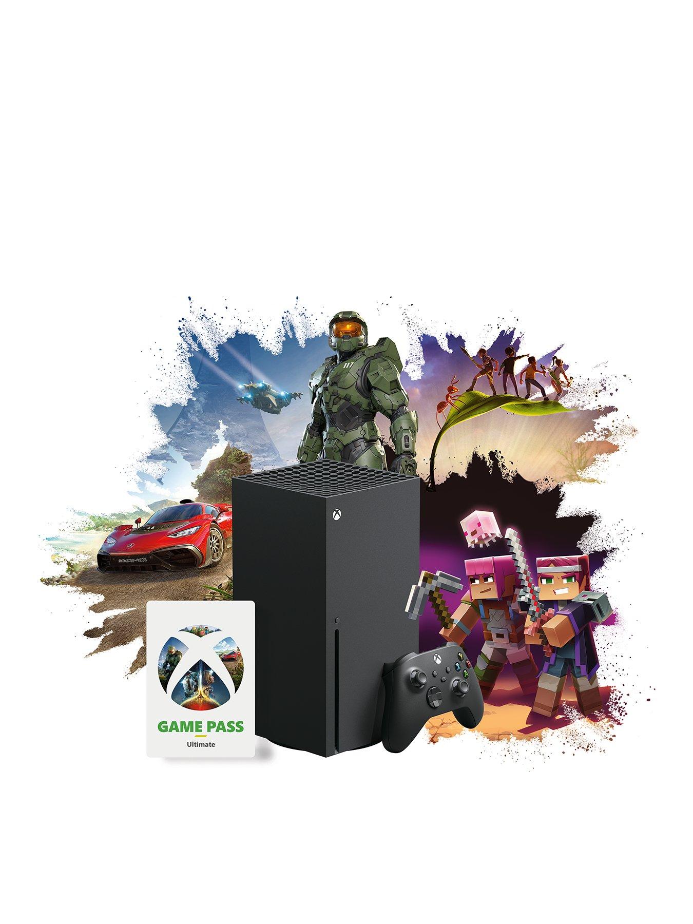 Image 1 of 7 of Xbox Series X The Ultimate Gamer Bundle: 1TB Console, Carbon Black + 24 Month Ultimate Game Pass