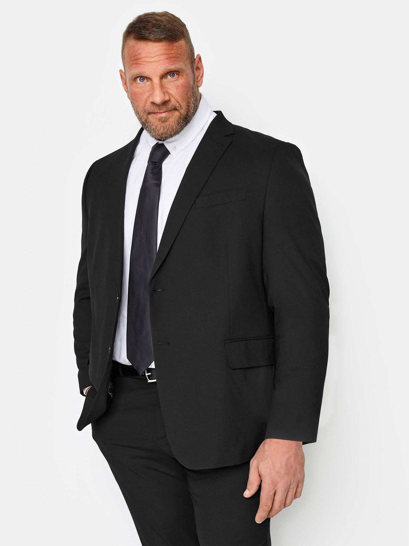 BadRhino Plain Suit Jacket - Black