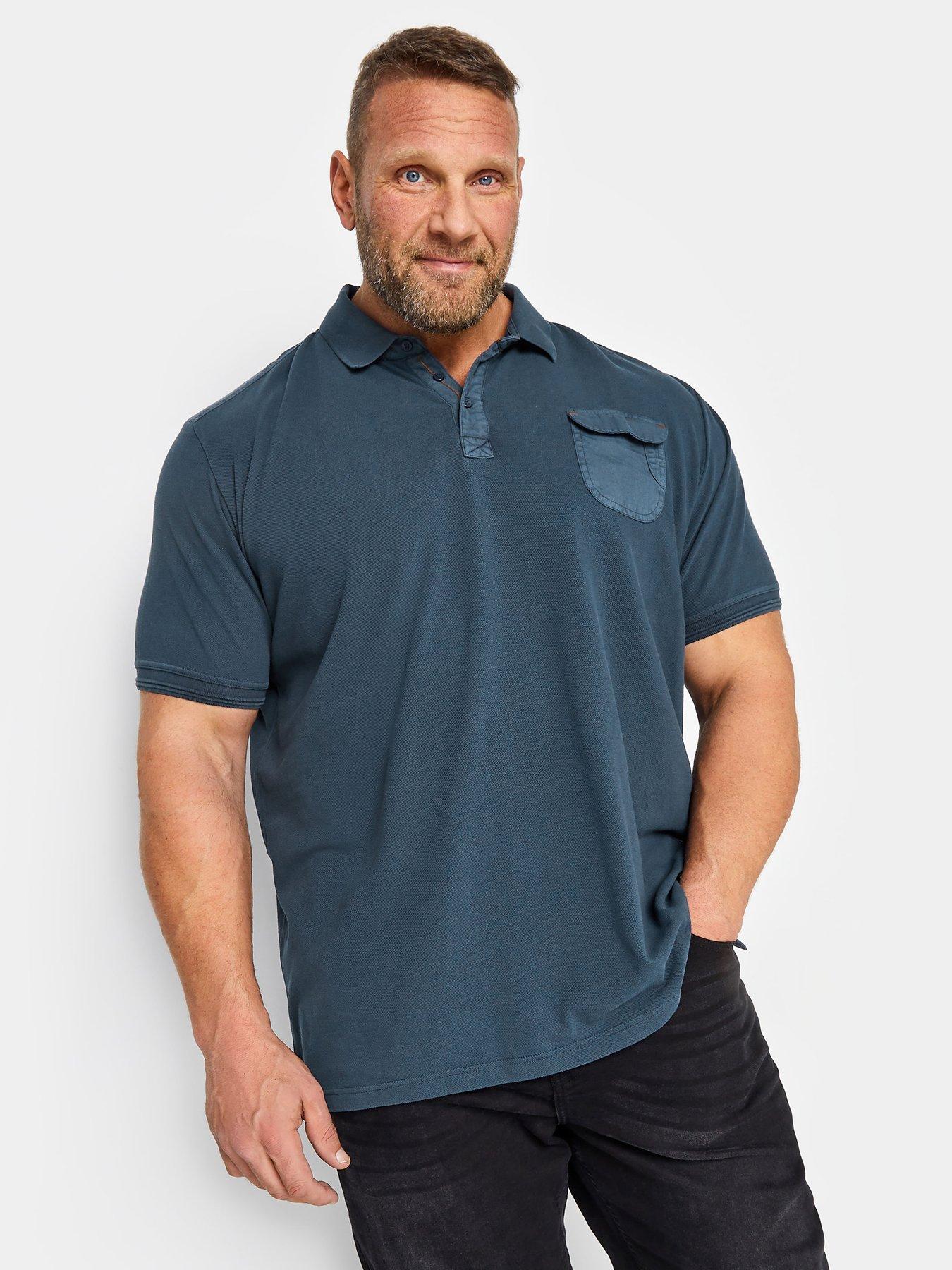 badrhino-pocket-short-sleeve-polo-shirt-nbsp--blue