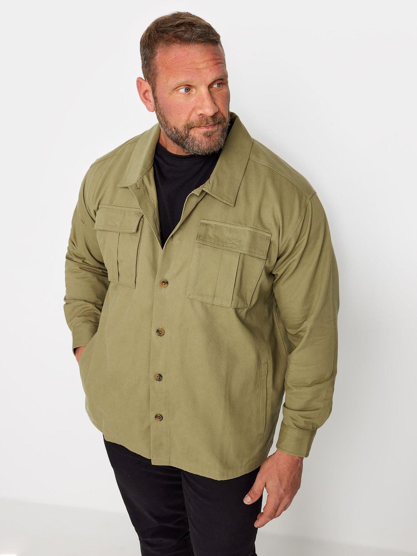 undefined Cotton Twill Overshirt - Natural