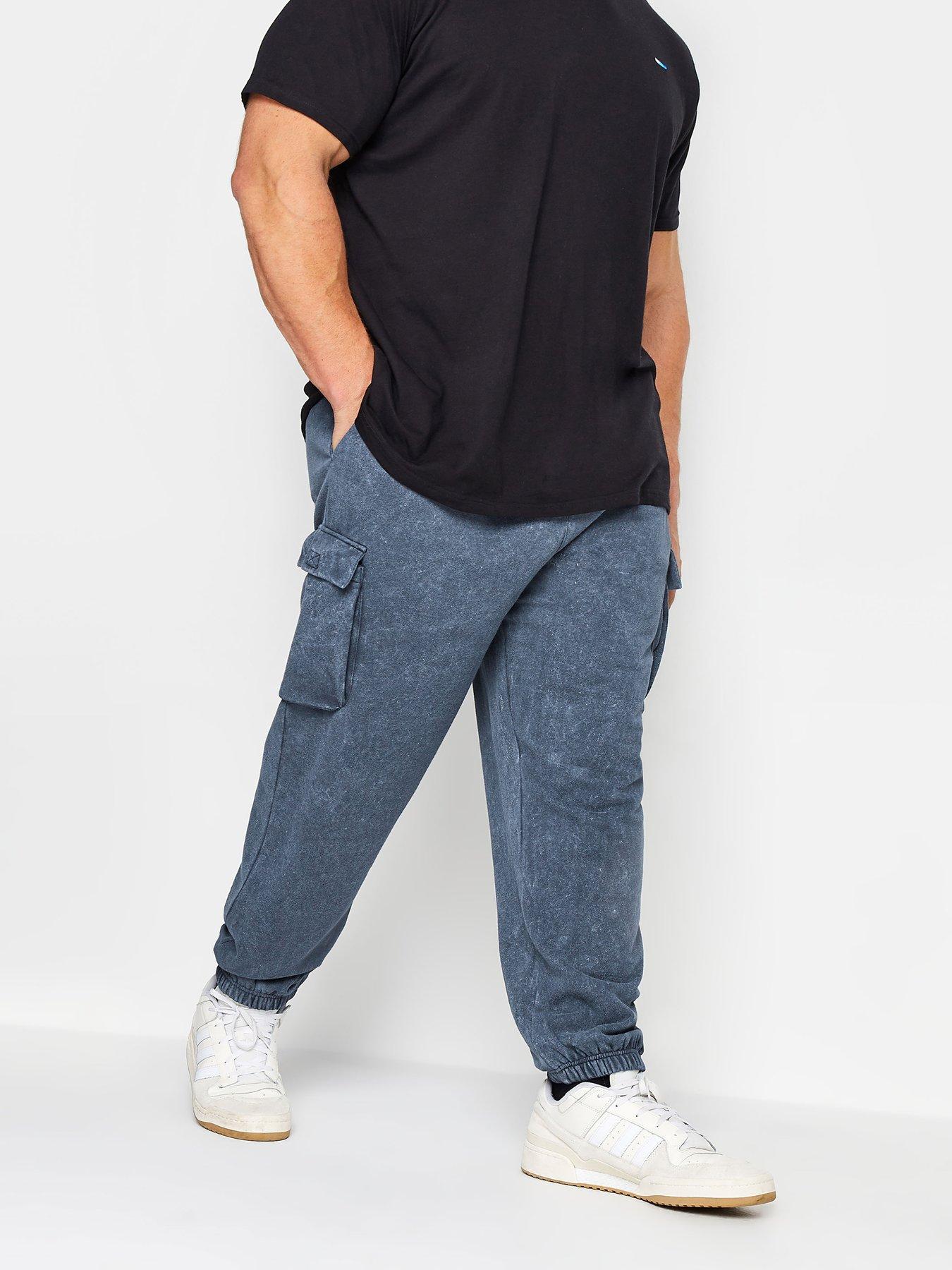 badrhino-acid-wash-cargo-jogger-trousers-blue