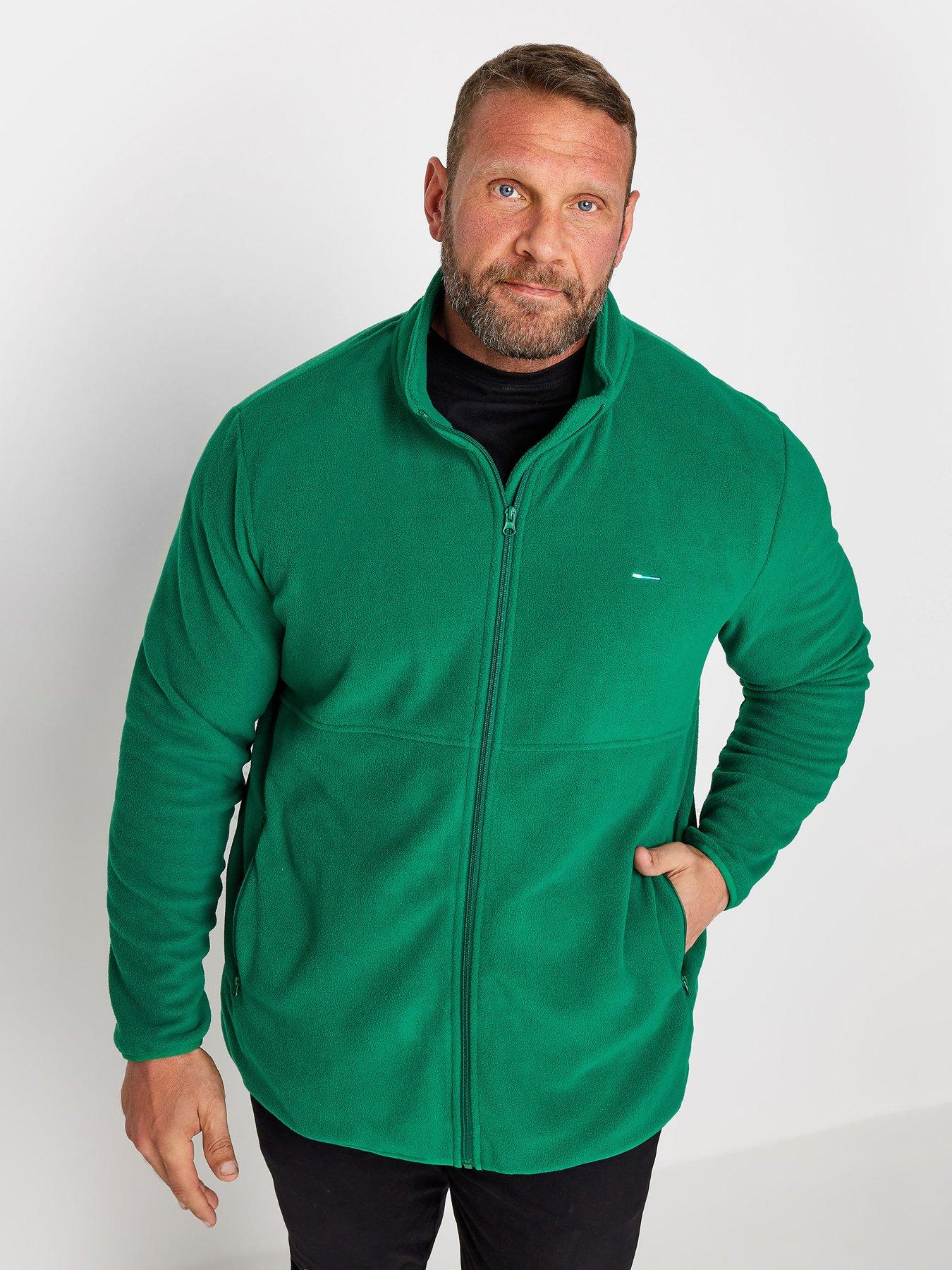 badrhino-fleece-zip-through-jacket-green