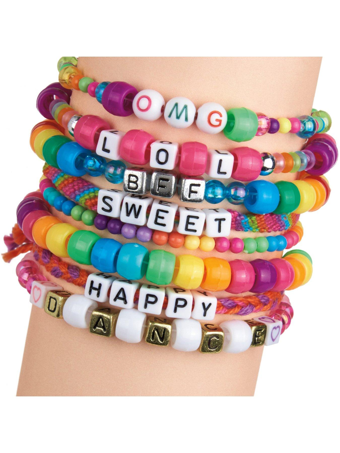 Image 3 of 7 of Shimmer & Sparkle ABC Fashion Bead Bracelets