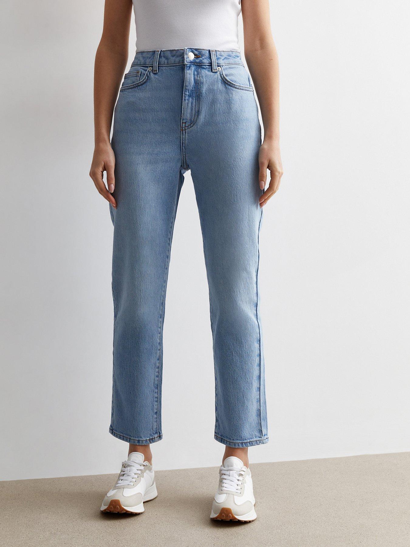 Pale Blue Hannah Straight Leg Jeans