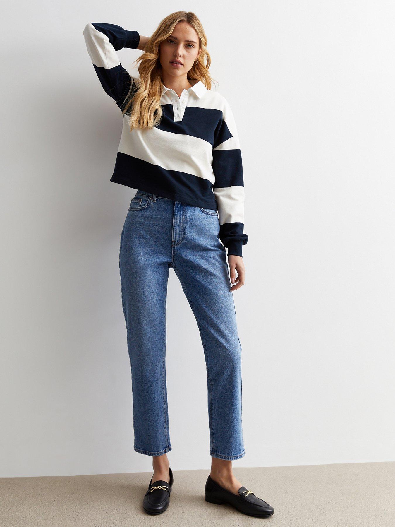 Wide leg jeans new hot sale look