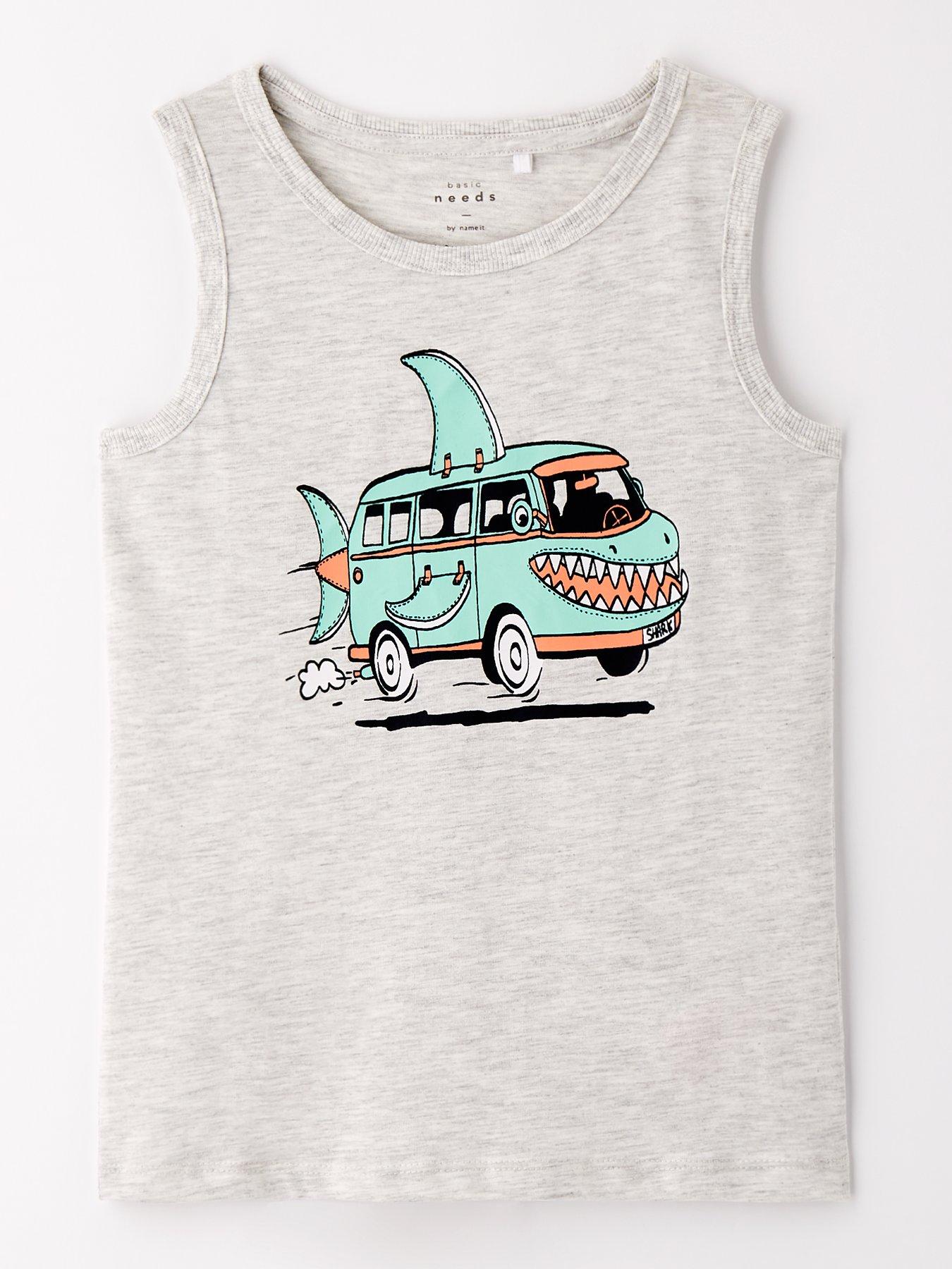 name-it-mini-boys-shark-van-tank-top-light-grey-melange