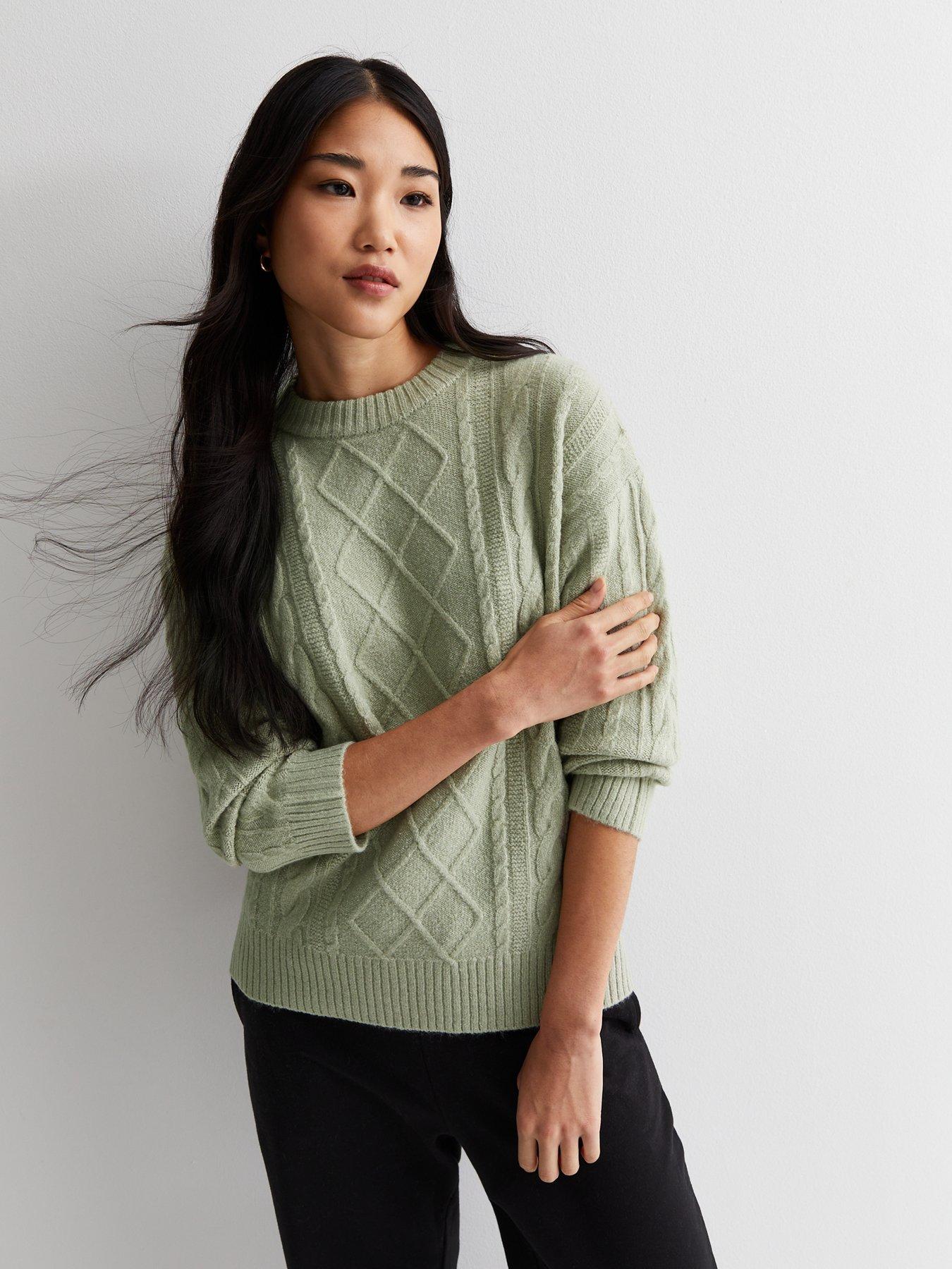 New look cable hot sale knit jumper