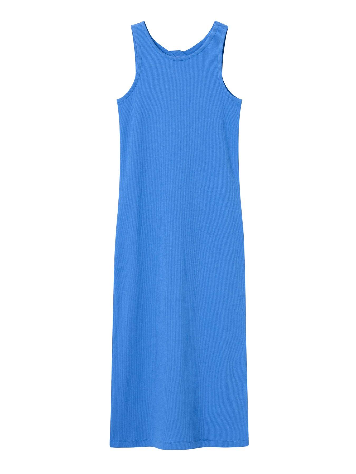 name-it-girls-sleeveless-maxi-dress-super-sonic-blue