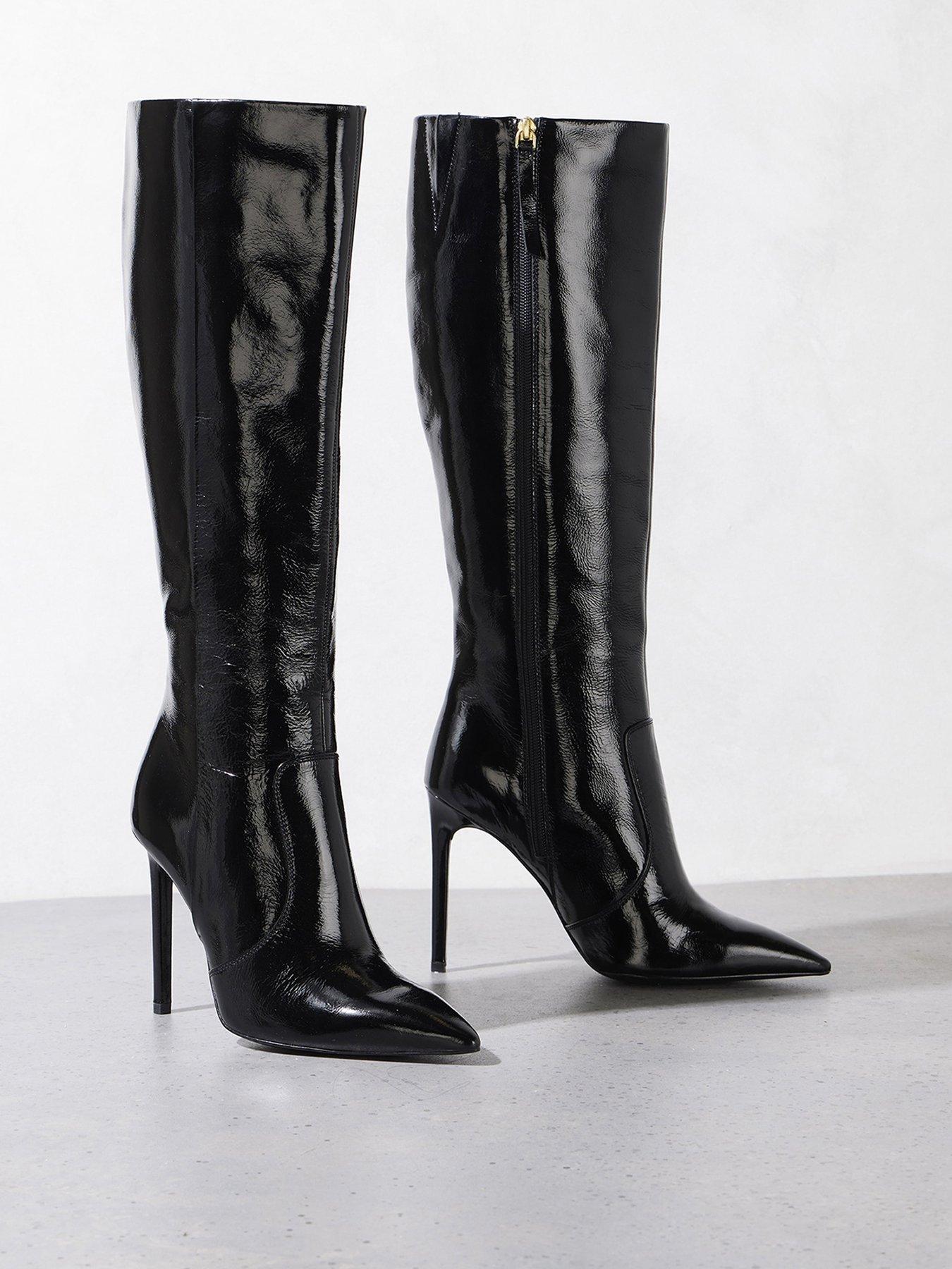 Long shop velvet boots