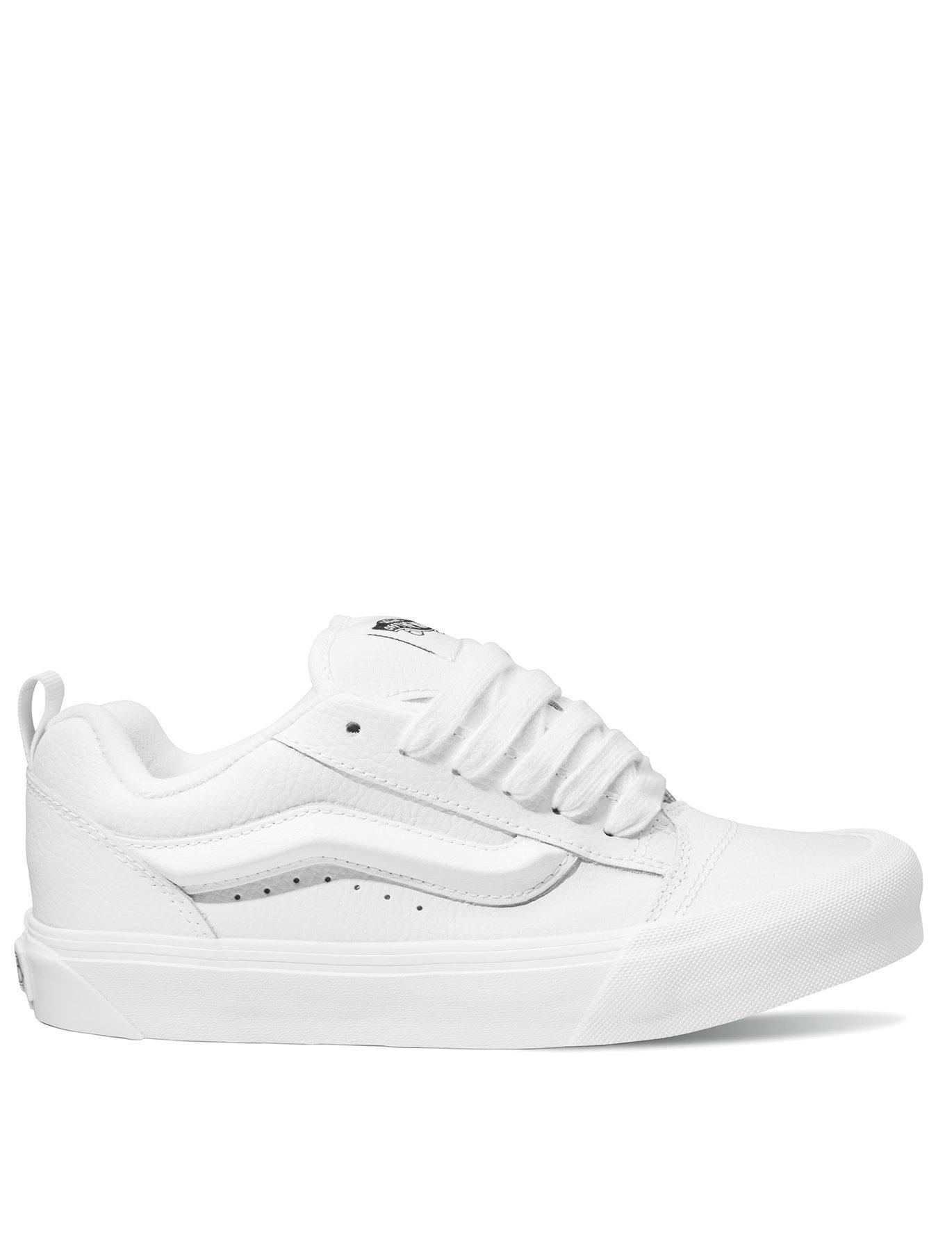 White woven trim on sale trainers