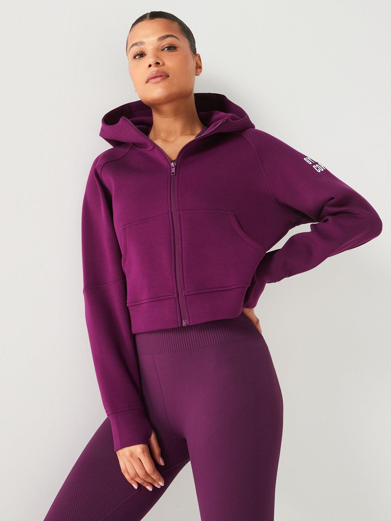 gym-coffee-womens-training-ignite-full-zip-hoodie-burgundy