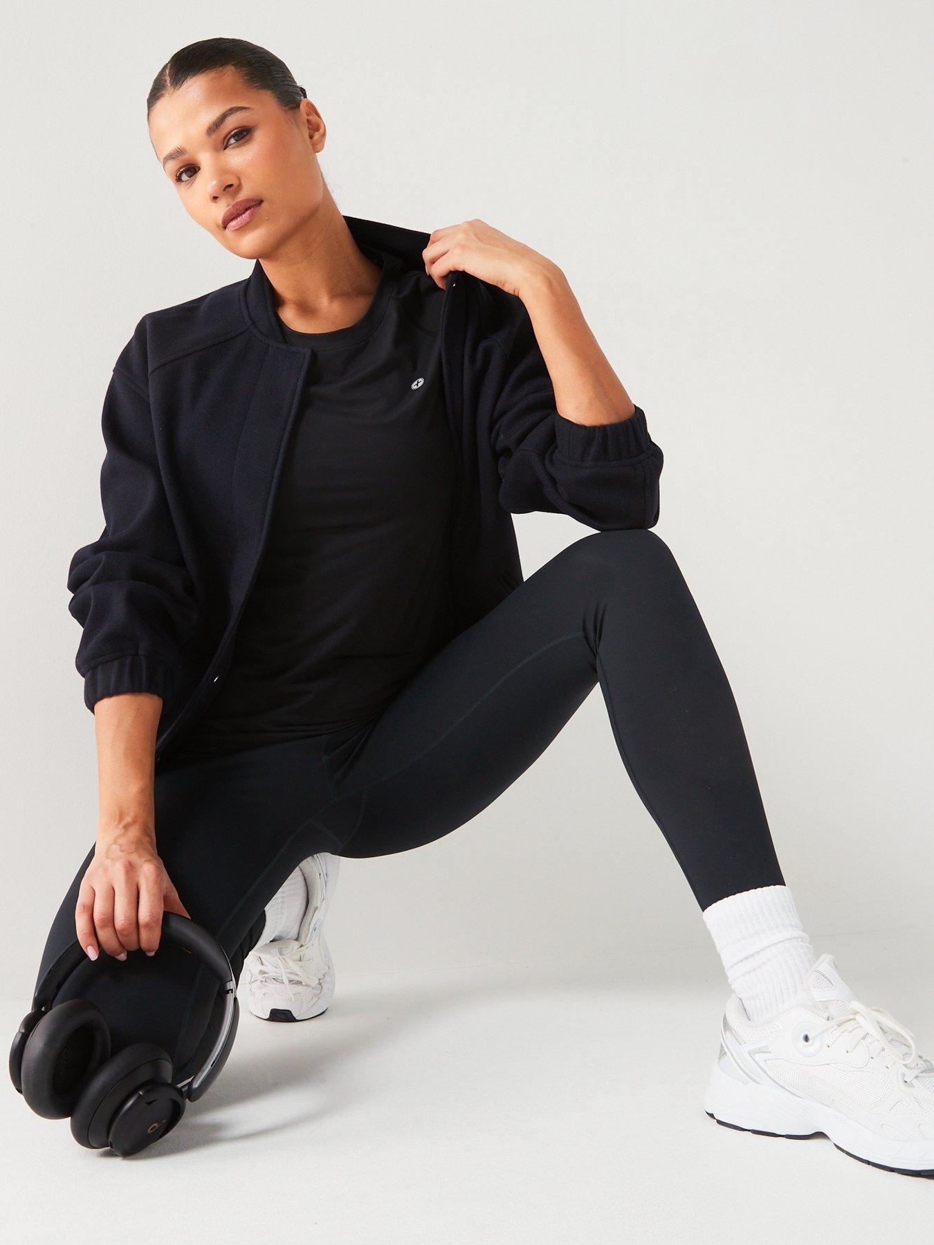 Image 5 of 5 of Gym + Coffee Women's Training Relentless Tee - Black