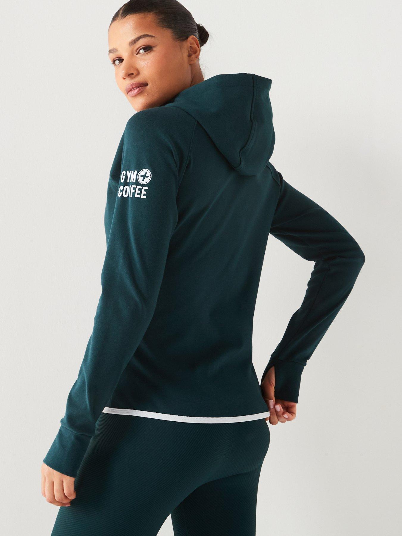 gym-coffee-womens-training-chill-zip-hoodie-greenstillFront