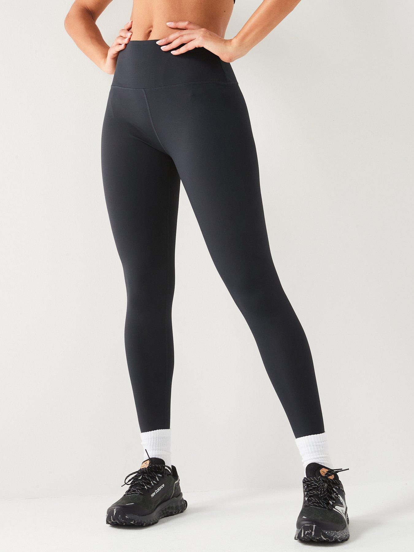 Girlfriend Collective Women's Training Long Compressive High-Rise Leggings  - Black