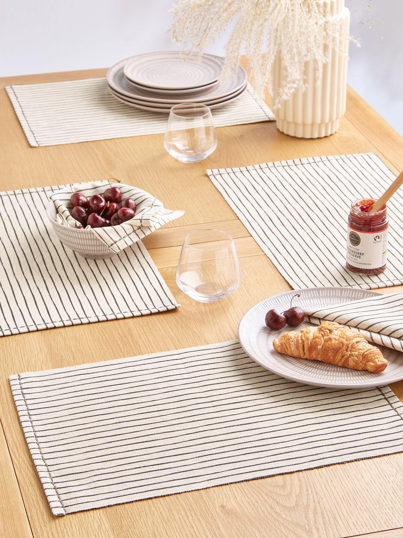 very-home-set-of-4-natural-striped-placemats