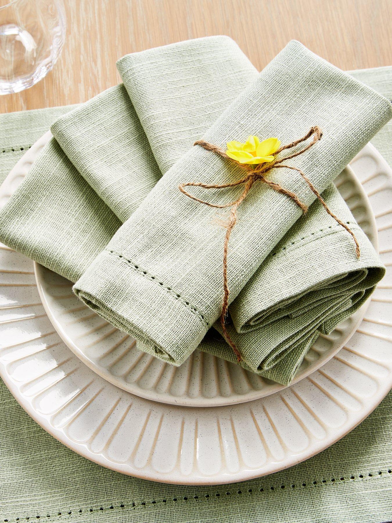 very-home-set-of-4-sage-linen-napkins